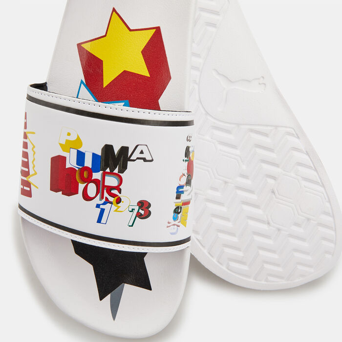 PUMA Men's Leadcat 2.0 Trash Talk Slides White image number 2