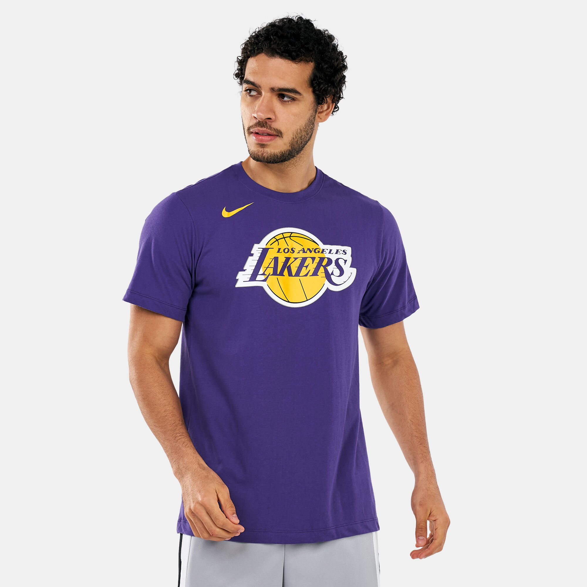 Lakers dri fit best sale shirt