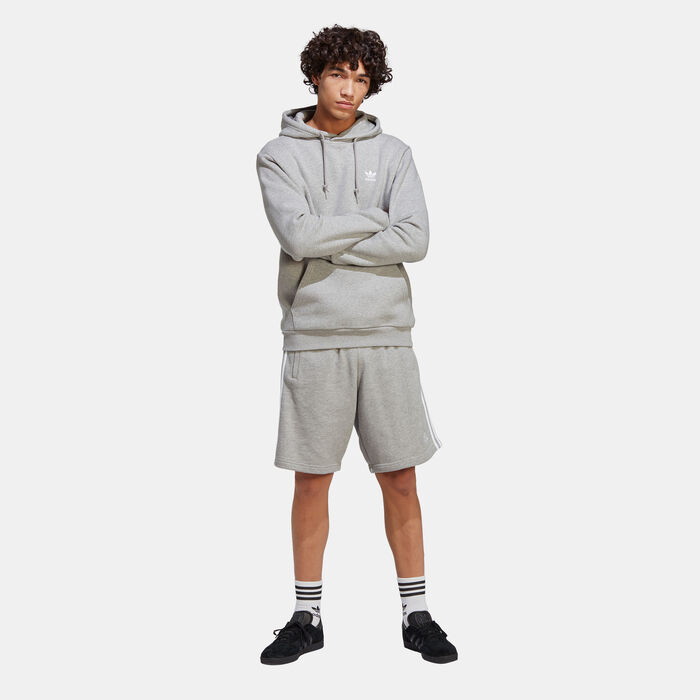 adidas Originals Men's Adicolor Classics 3-Stripes Sweat Shorts Grey image number 2