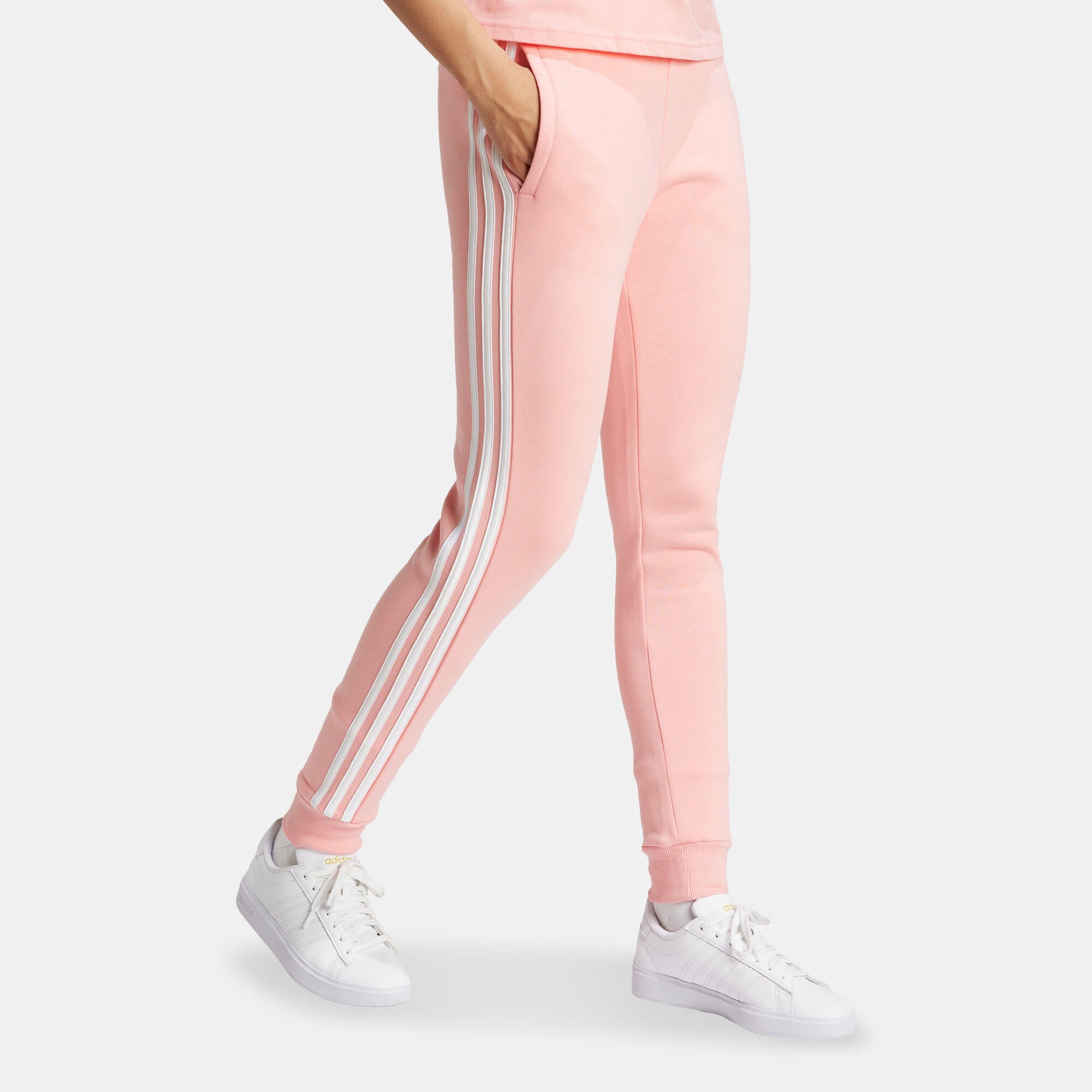 Adidas fleece pants womens on sale