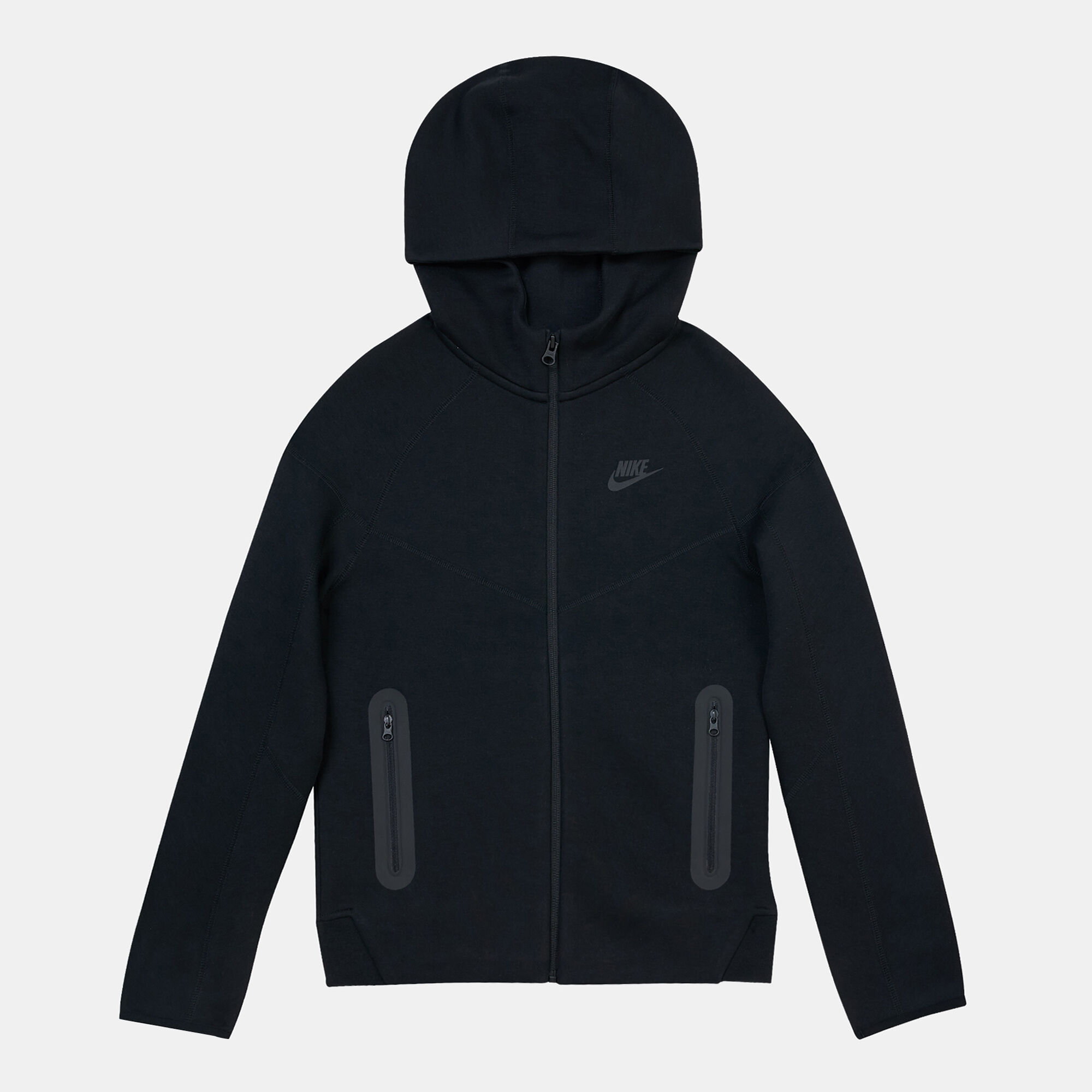Kids Sportswear Tech Fleece Full Zip Hoodie Older Kids Black Nike in Kuwait SSS