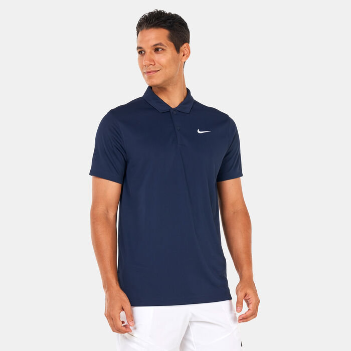 Nike Men's Court Dri-FIT Tennis Polo Shirt Blue image number 0