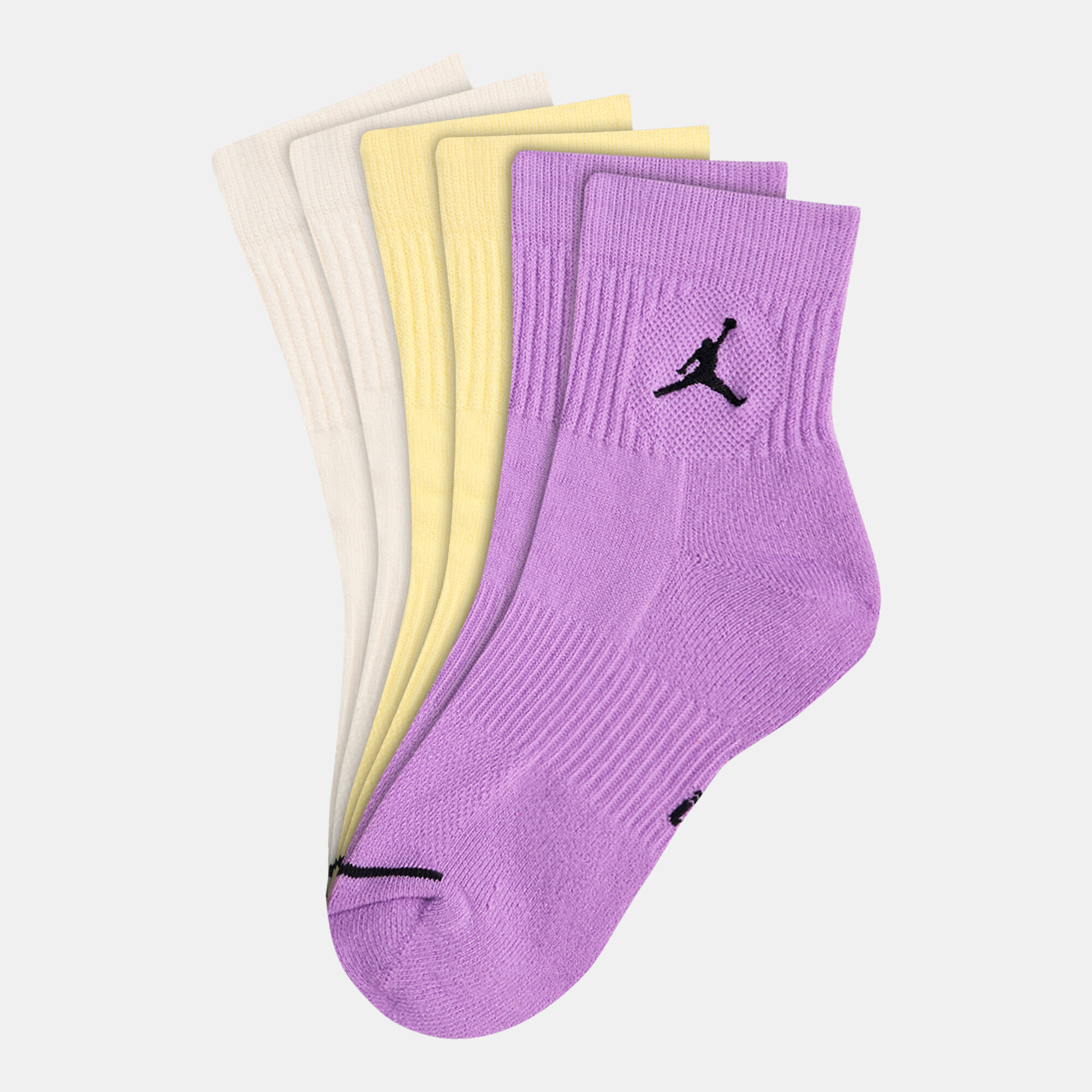 Purple jordan socks sales