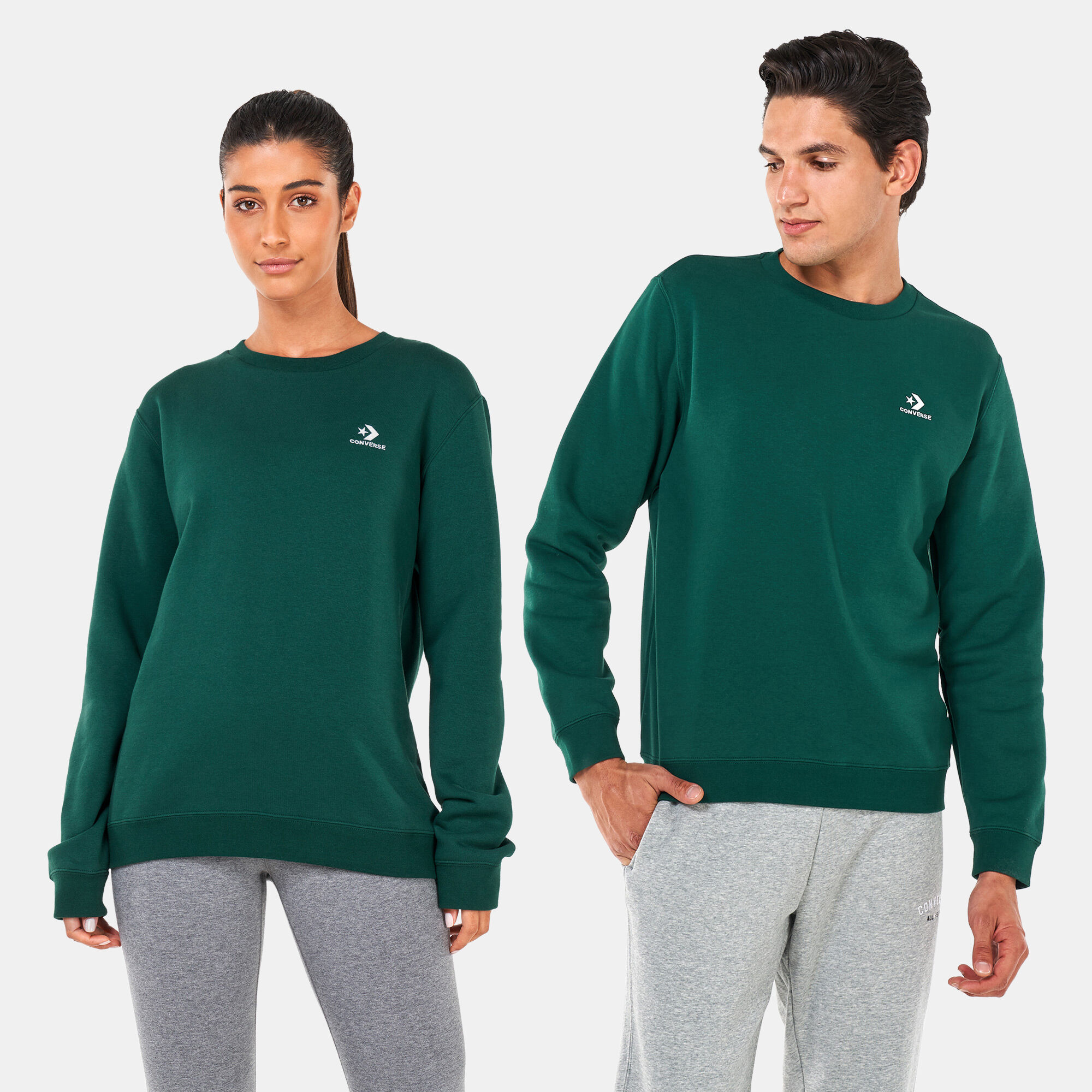 Green converse sweatshirt top