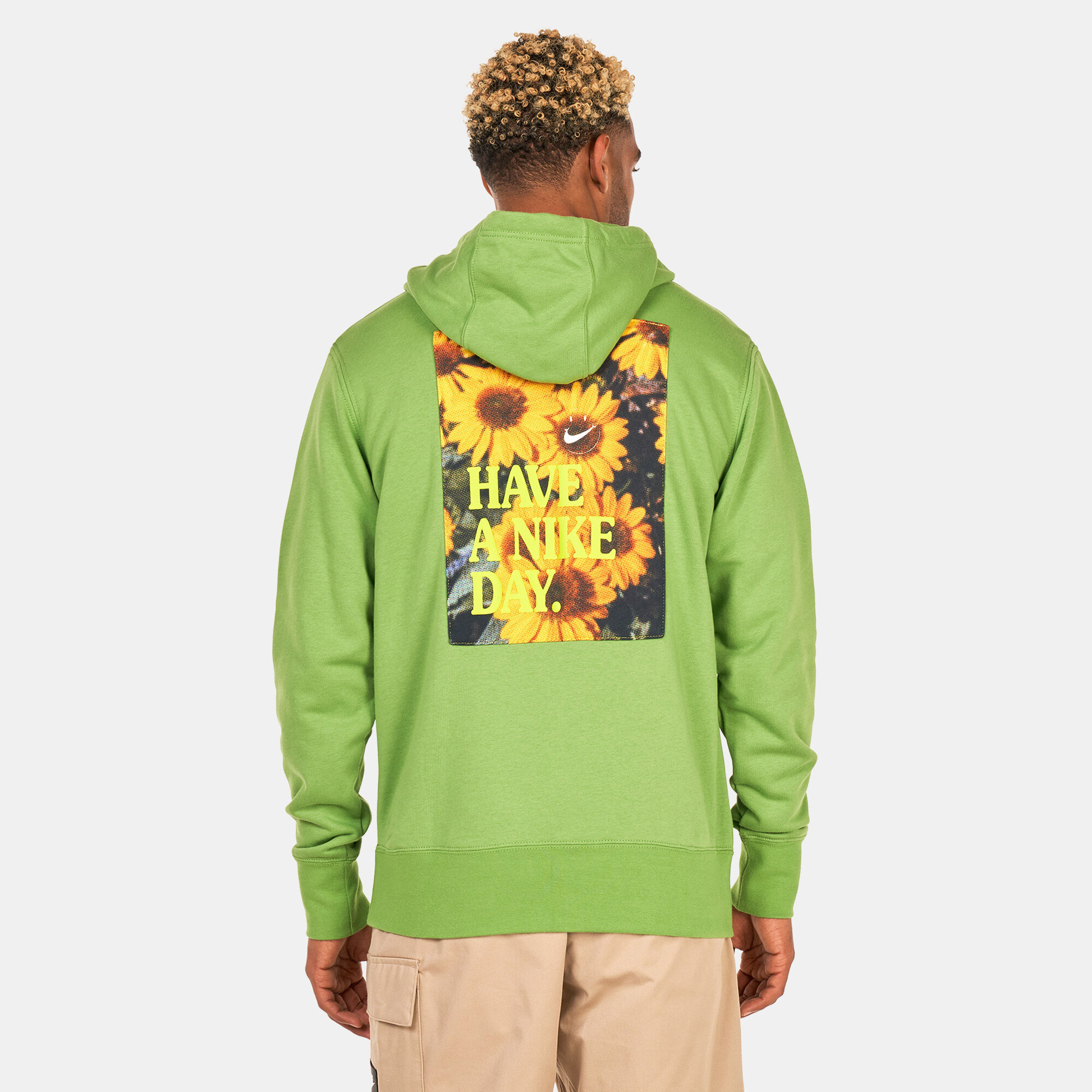Nike heritage pullover hoodie sale yellow