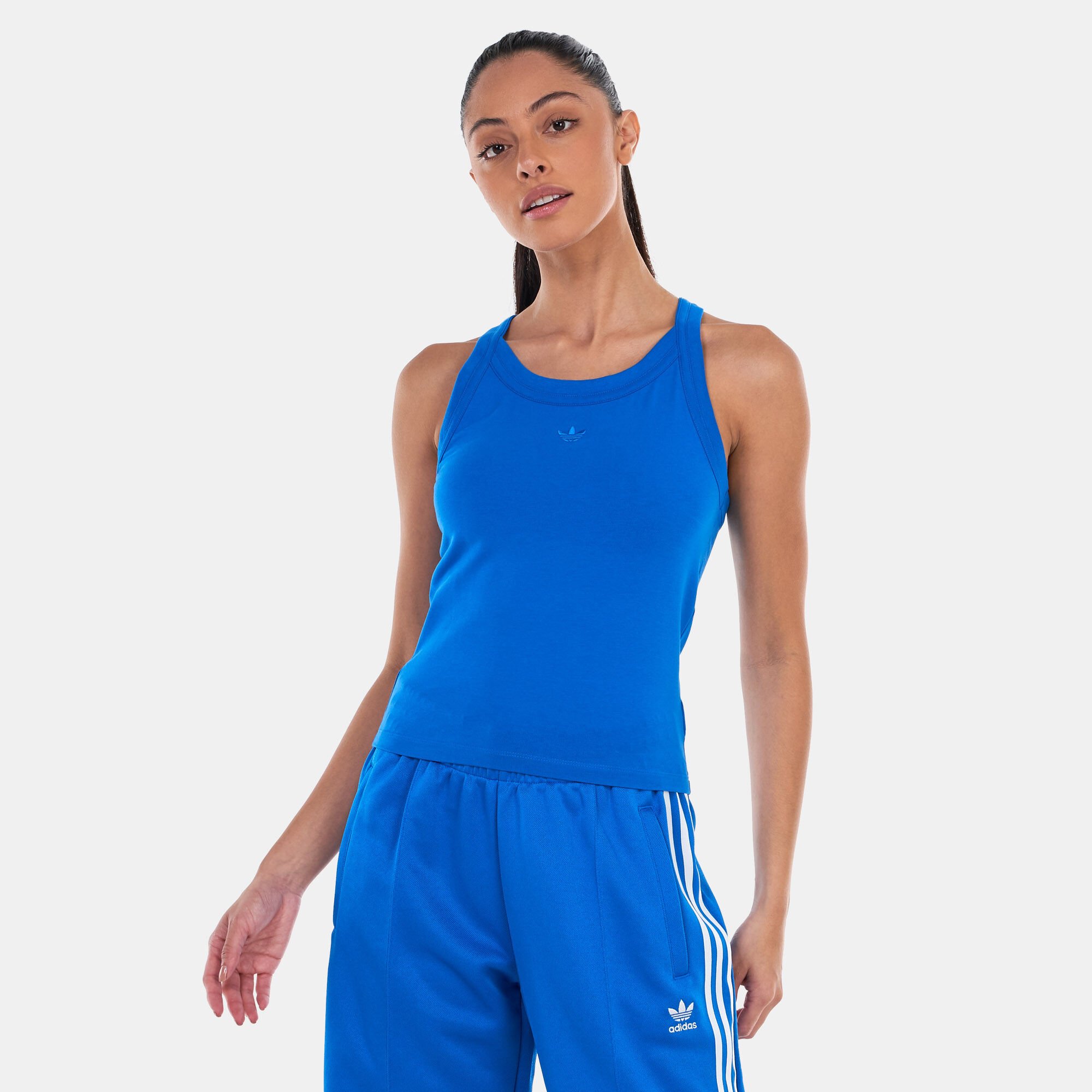Blue adidas shirt womens online