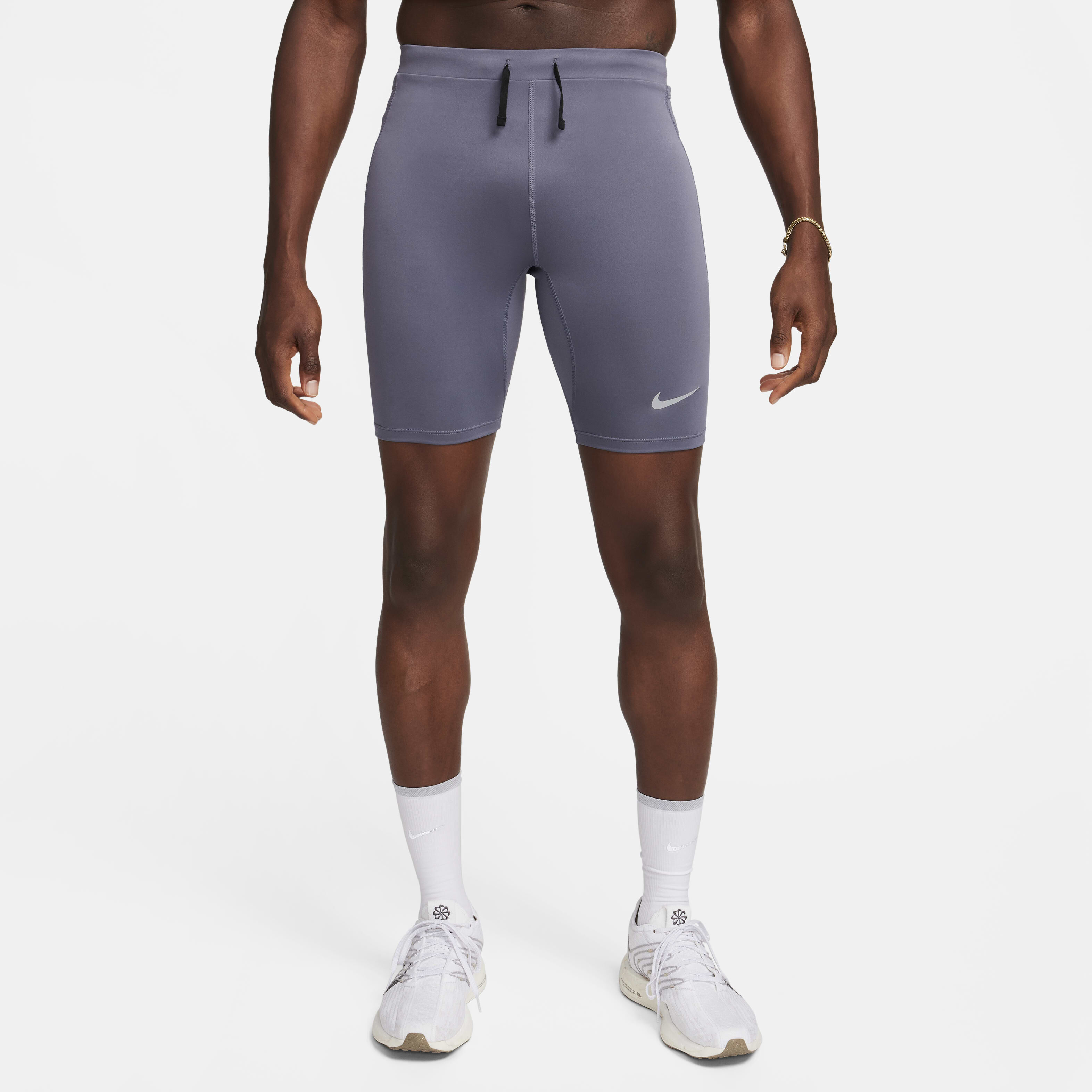 Men s Fast Dri FIT Running Tights Grey Nike in Kuwait SSS
