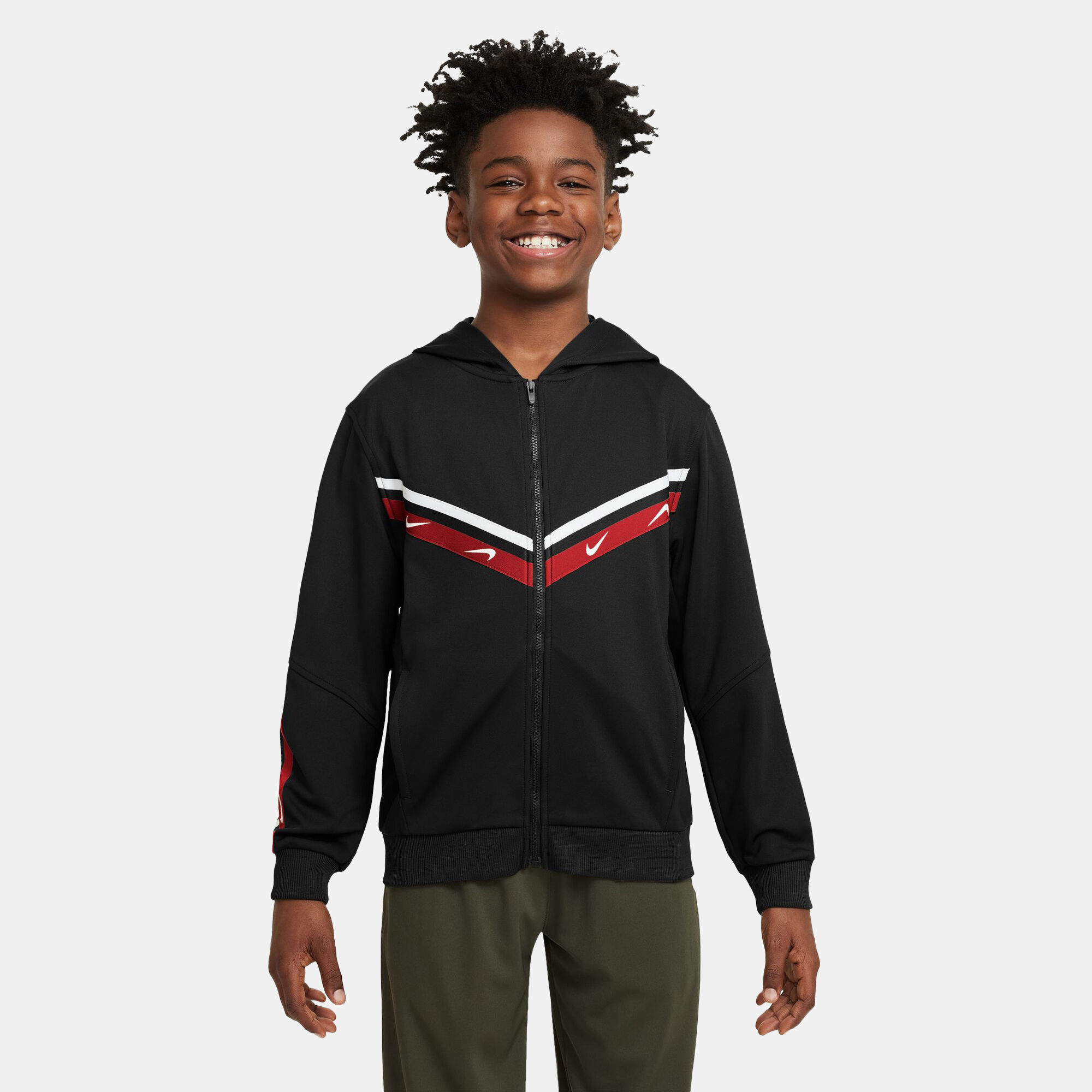 Kids Sportswear Club Full Zip Hoodie Older Kids Black Nike in Kuwait SSS