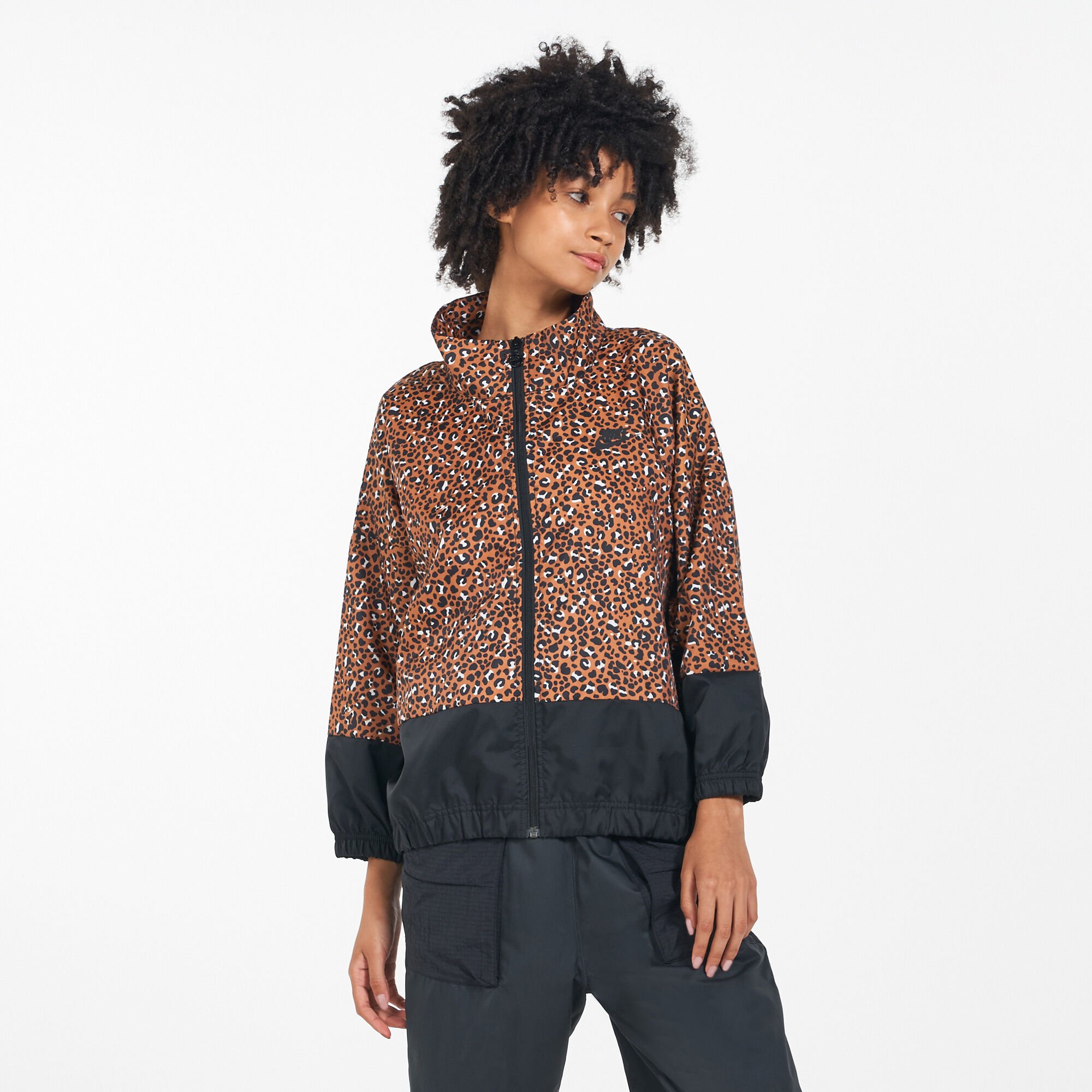 Nike animal stripe woven jacket store