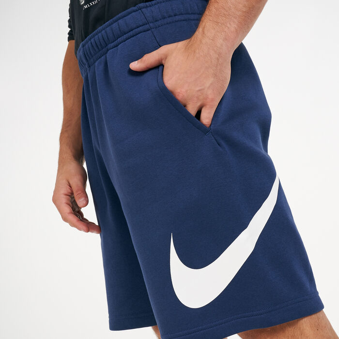 Nike Men's Sportswear Club Graphic Shorts Blue image number 3