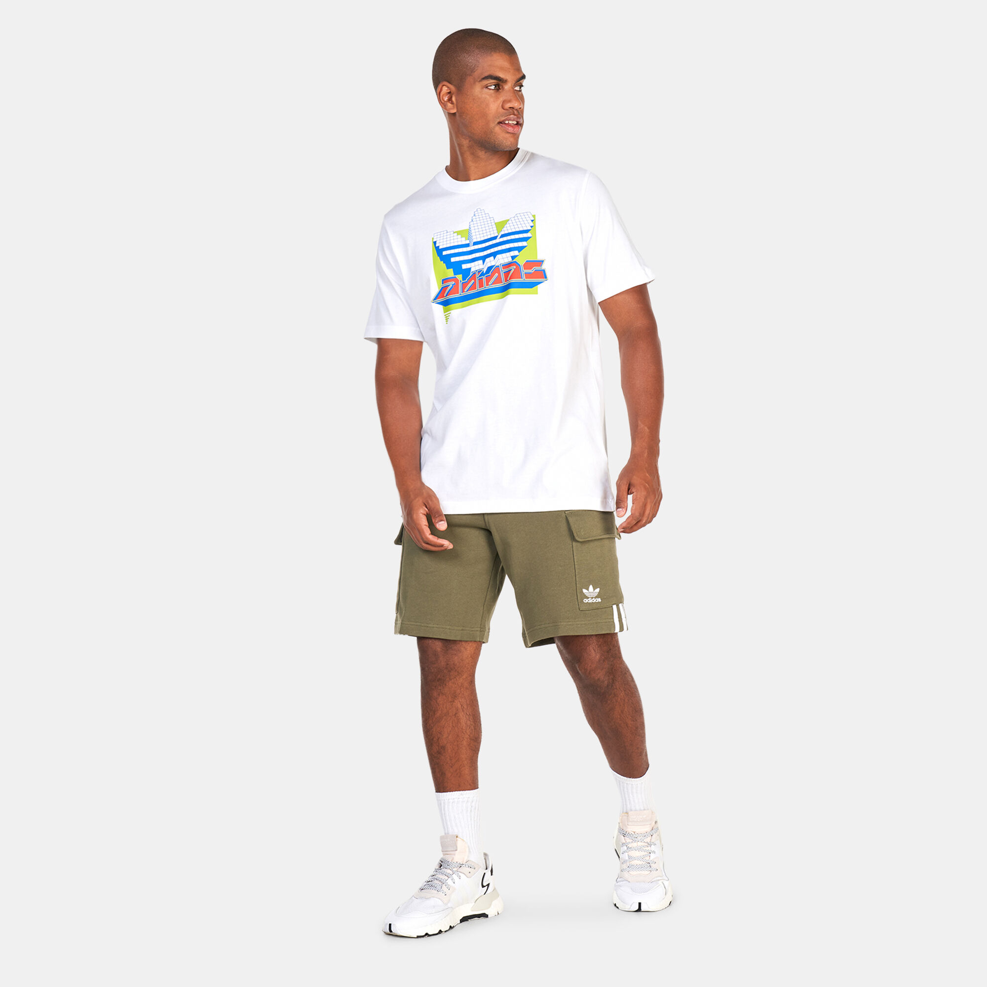 Adidas bermuda cargo brown shop