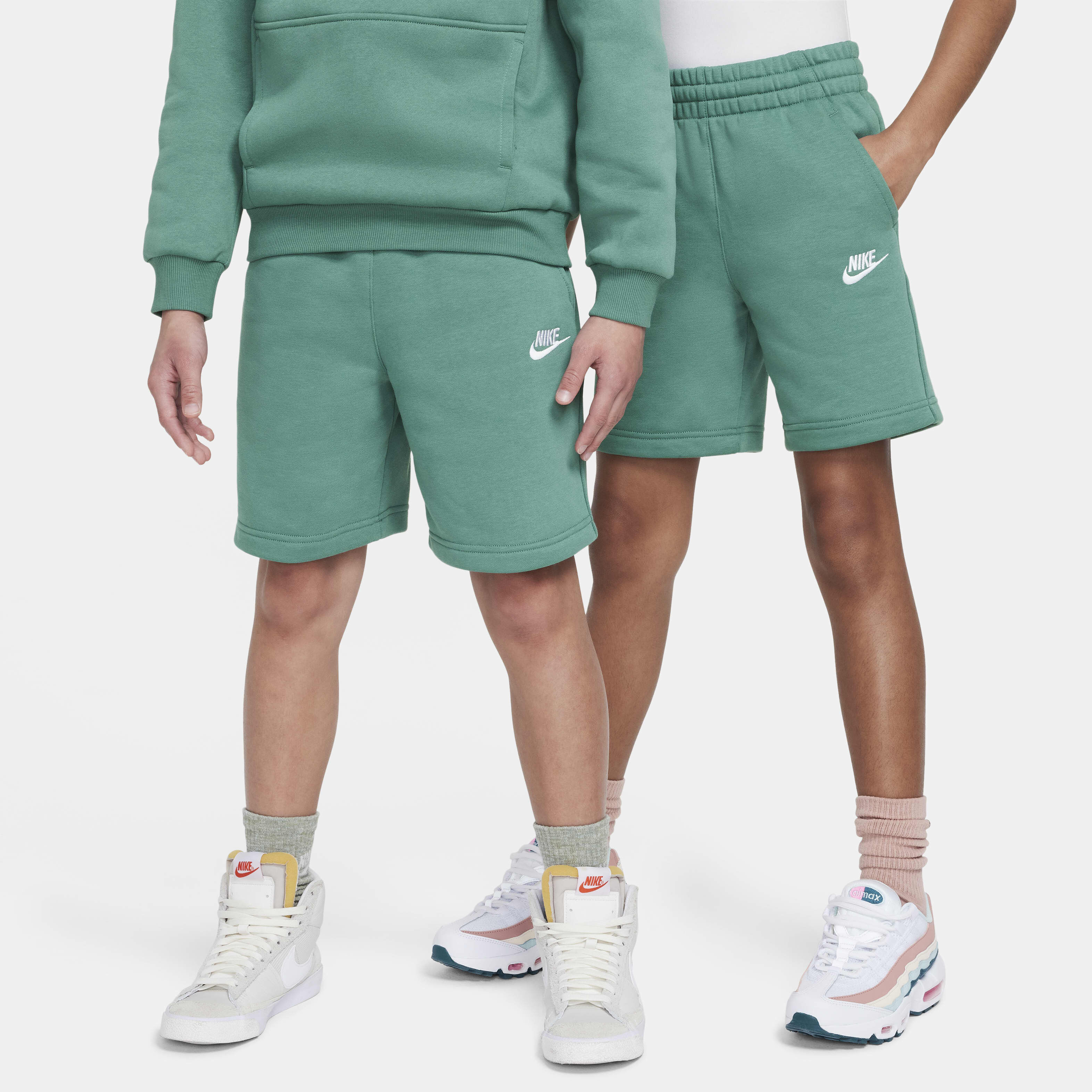 Kids Sportswear Club Fleece Shorts Green Nike in Kuwait SSS