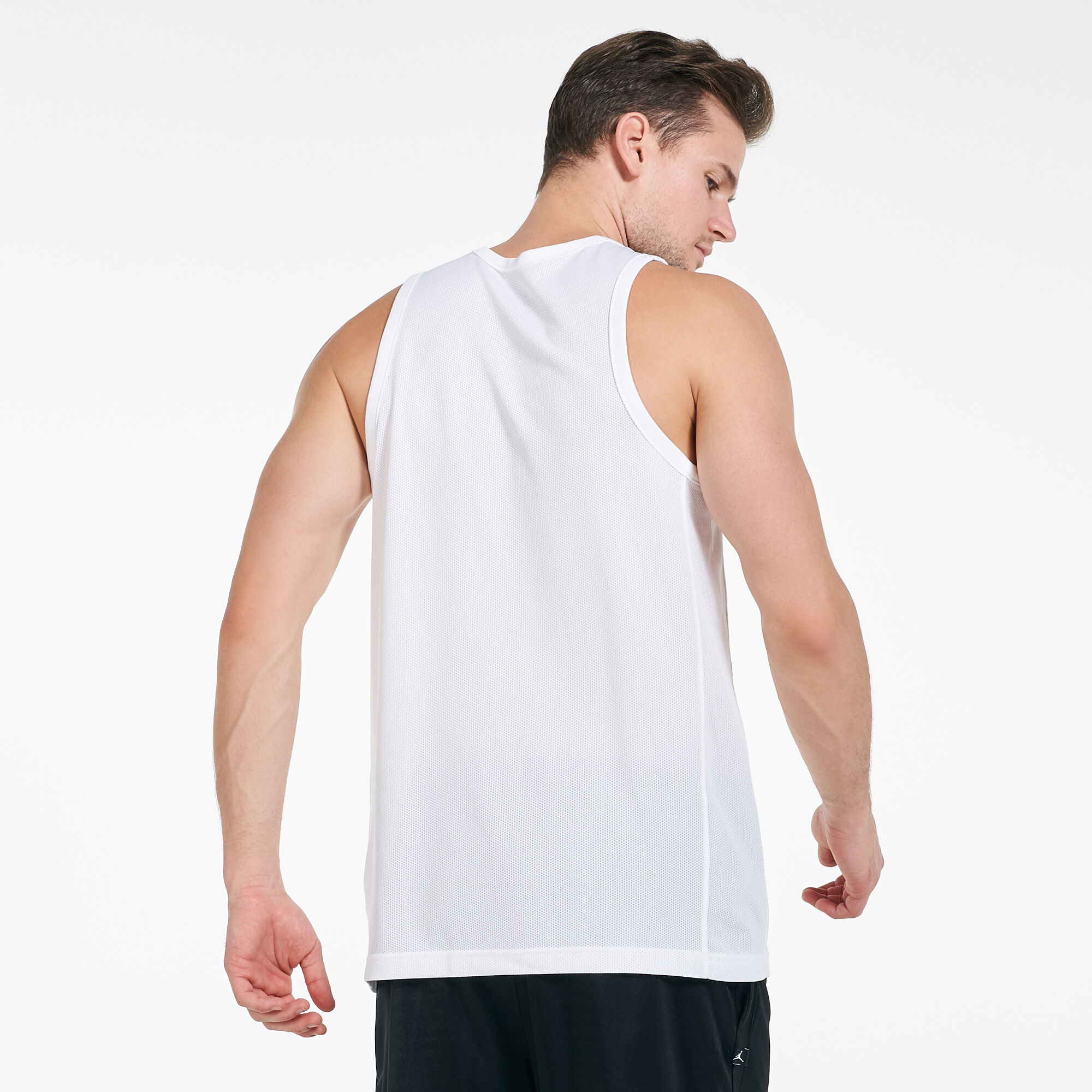Men s Dri FIT Crossover Tank Top White Nike in Kuwait SSS