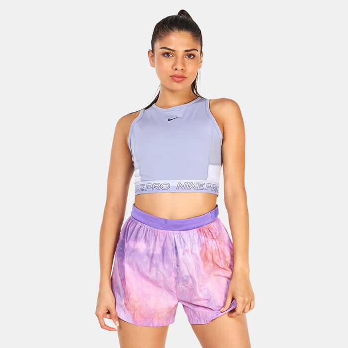 Nike Women's Pro Dri-FIT Tank Top Purple image number 0