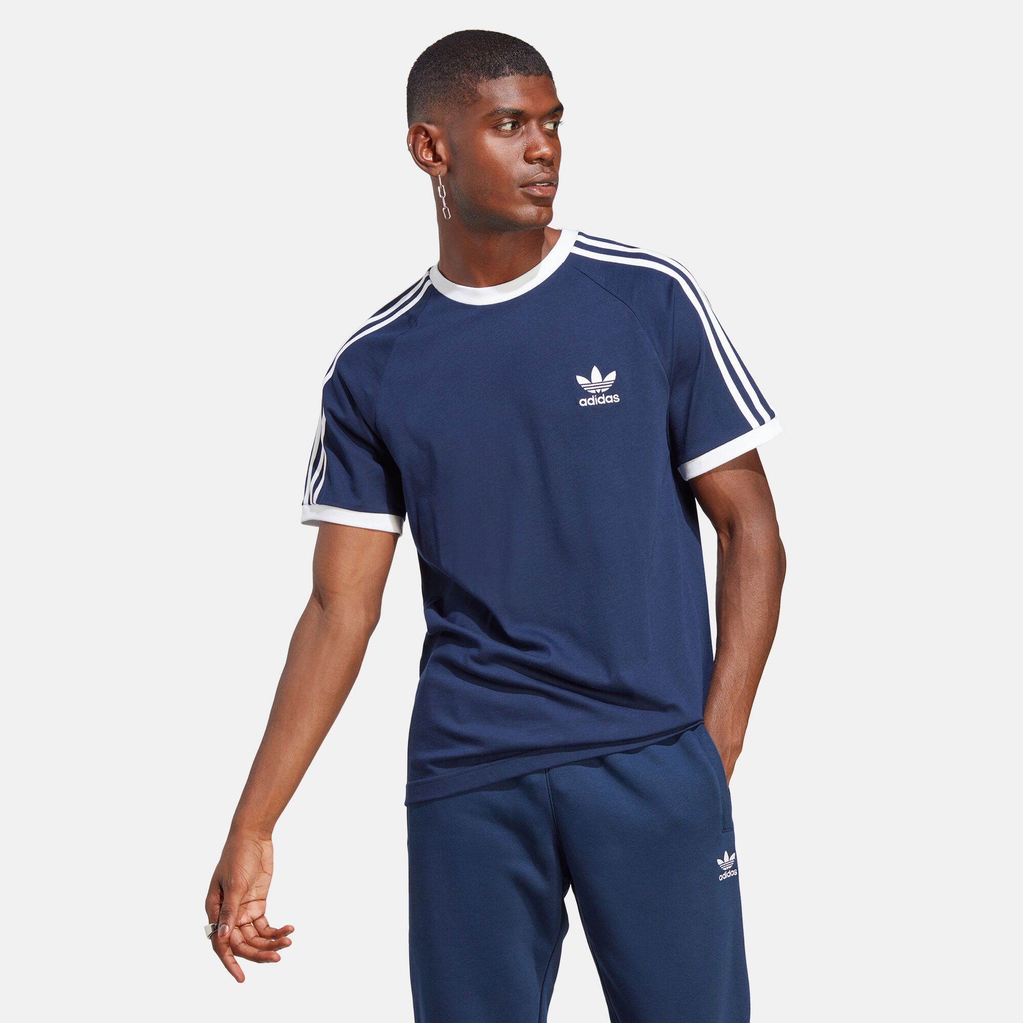Adidas blue shirt best sale