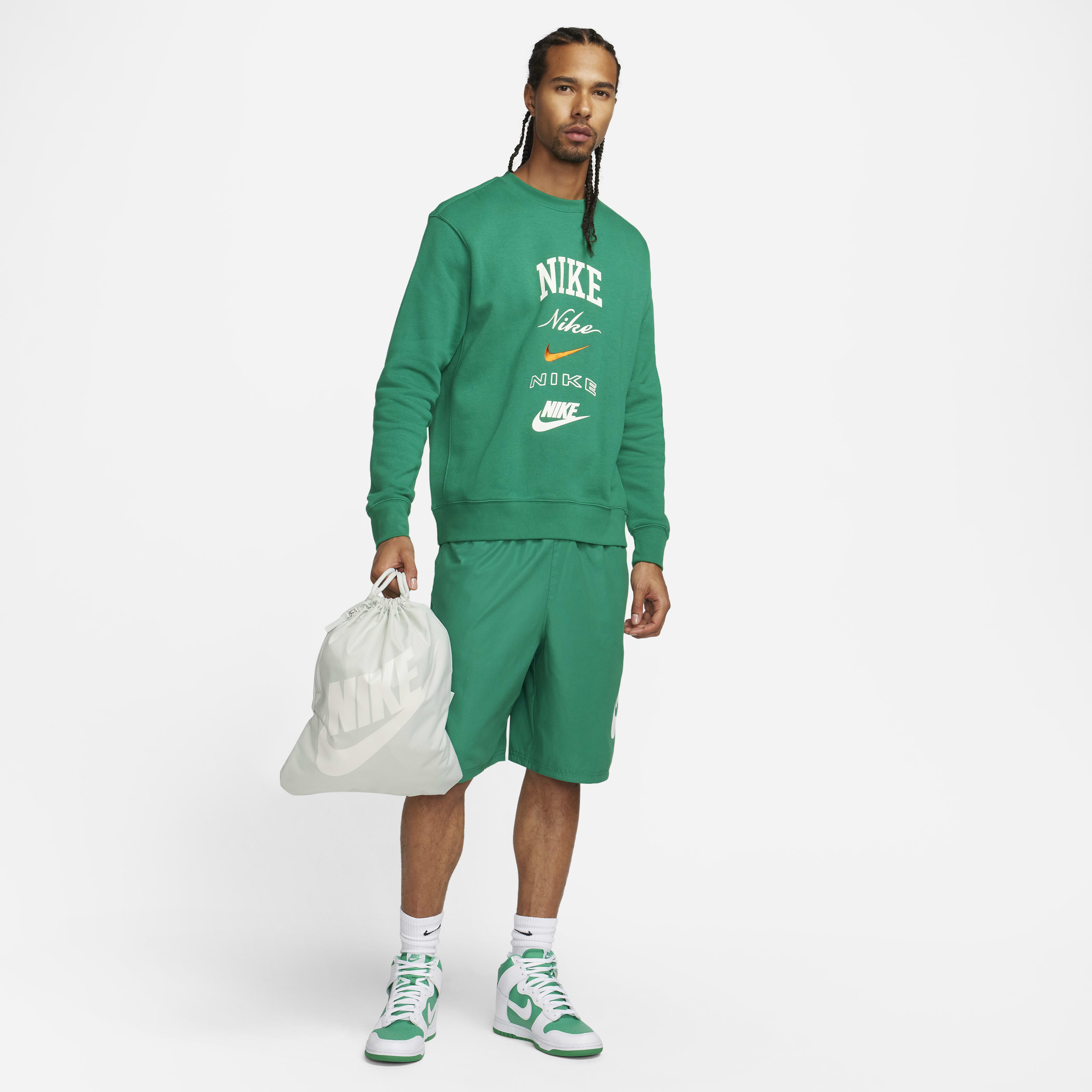 Heritage Drawstring Bag Grey Nike in Kuwait SSS