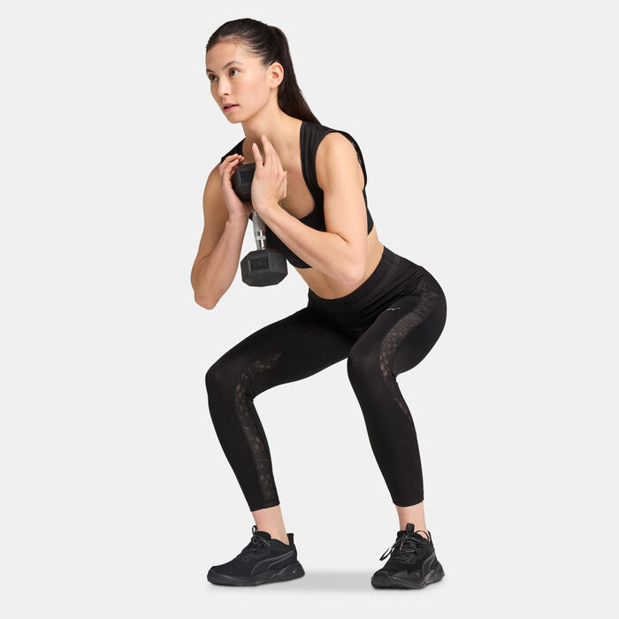 PUMA Women's MOVE Lace Low-Support Sports Bra Black image number 2