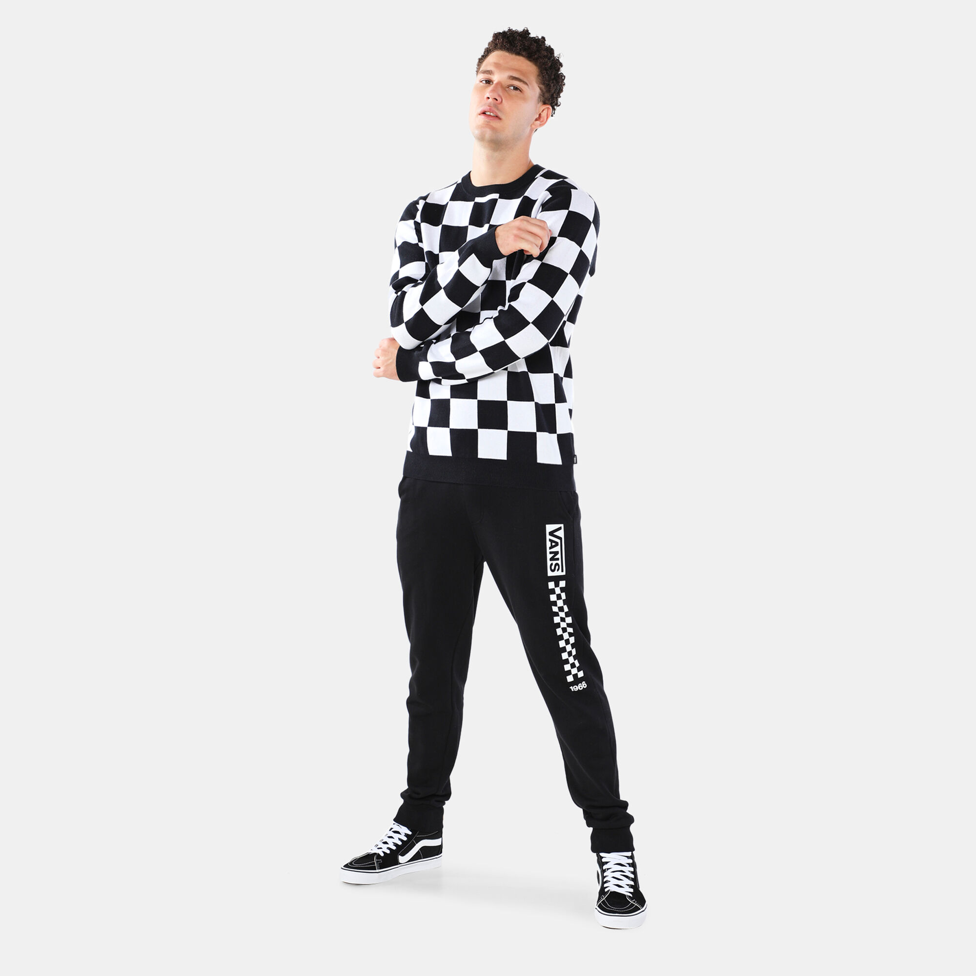 Vans checkered shop sweatshirt