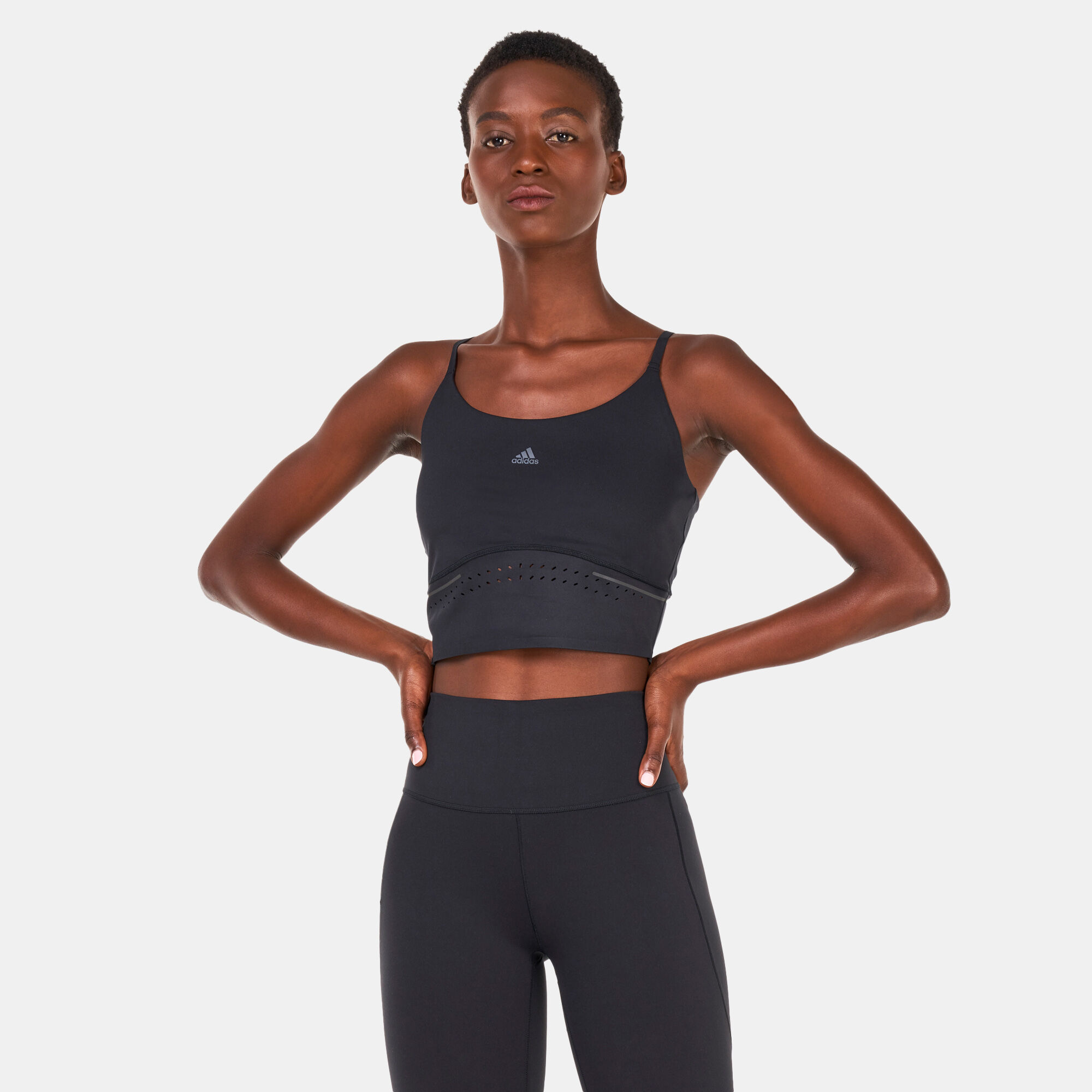 Buy adidas Women s HIIT 45 Seconds Crop Tank Top Black in Kuwait SSS