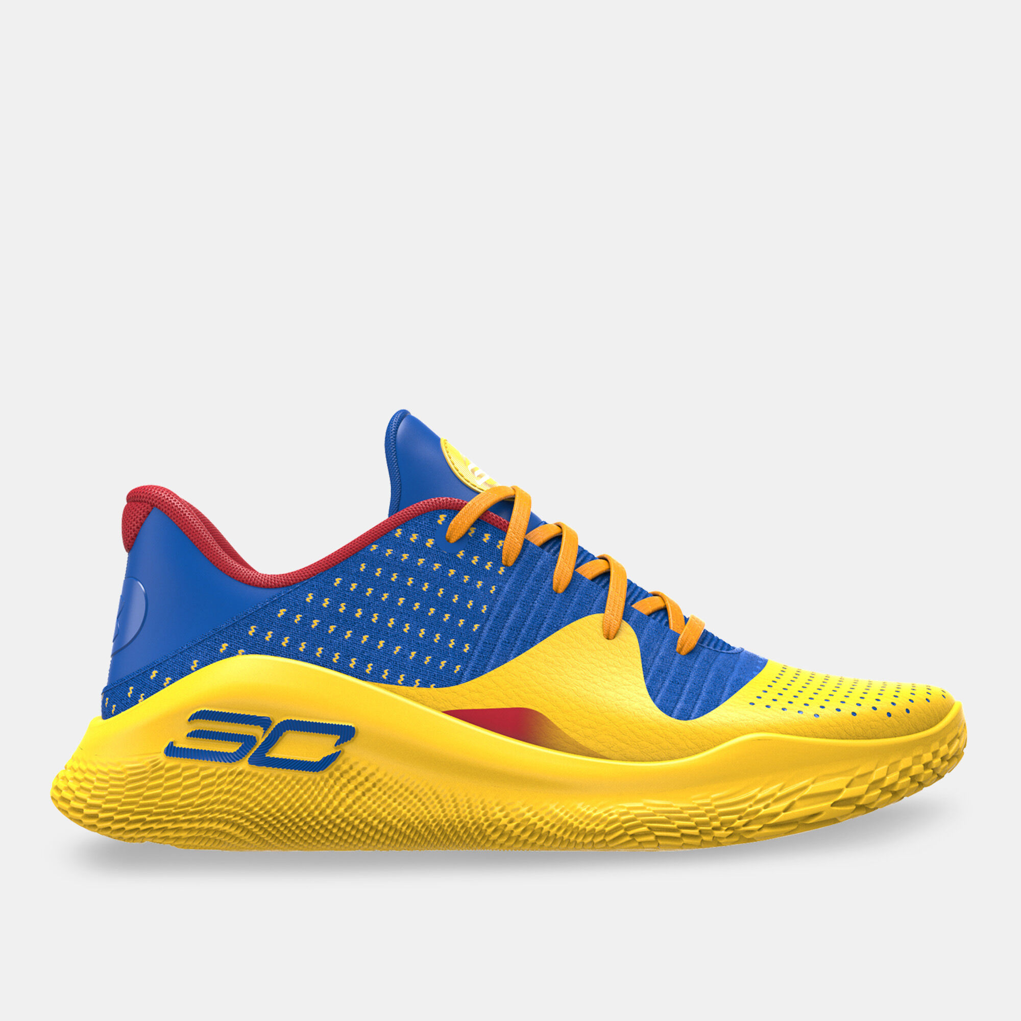 Curry 4 Low FloTro Basketball Shoes Blue Under Armour in Kuwait SSS