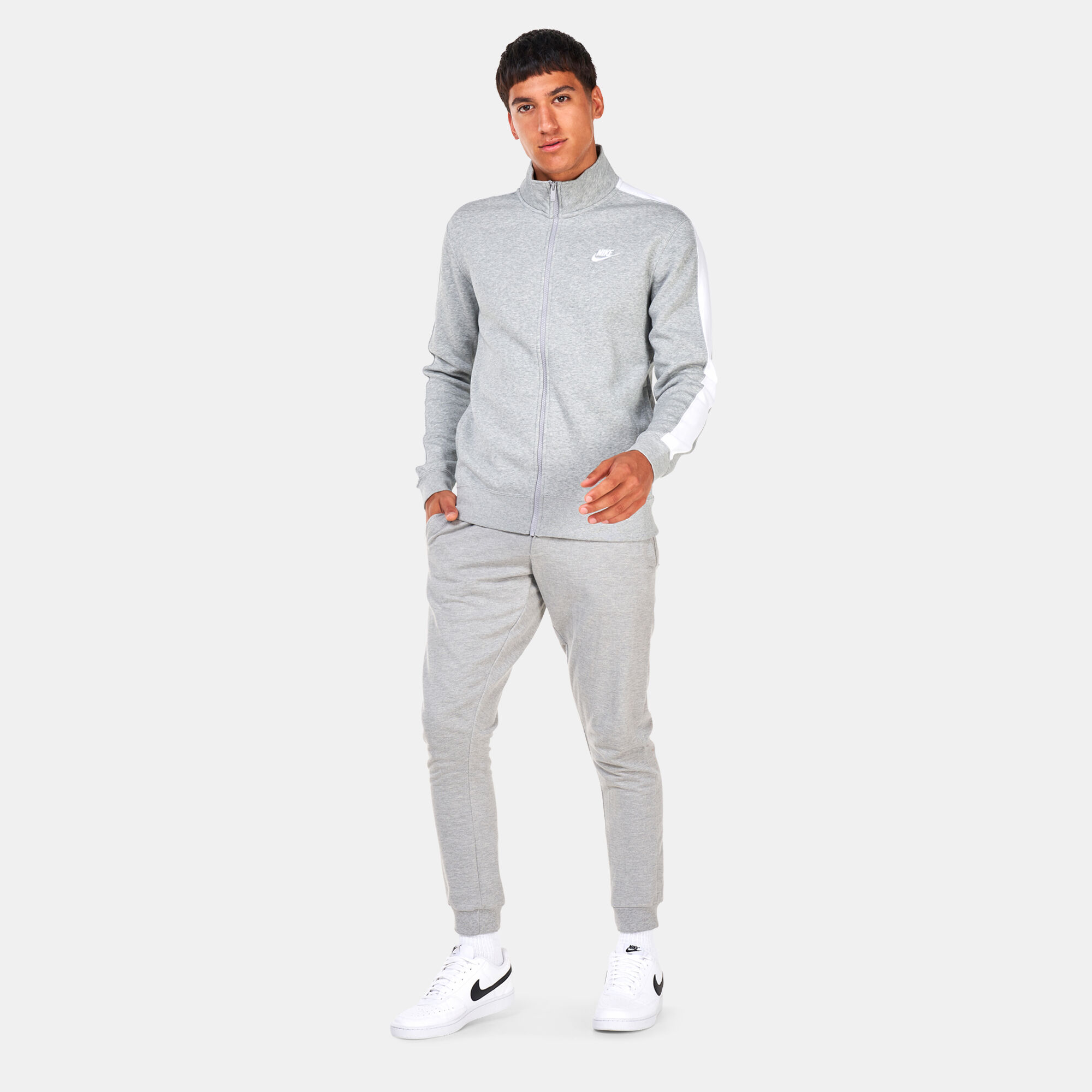 Men s Sportswear Club Track Jacket Grey Nike in Kuwait SSS