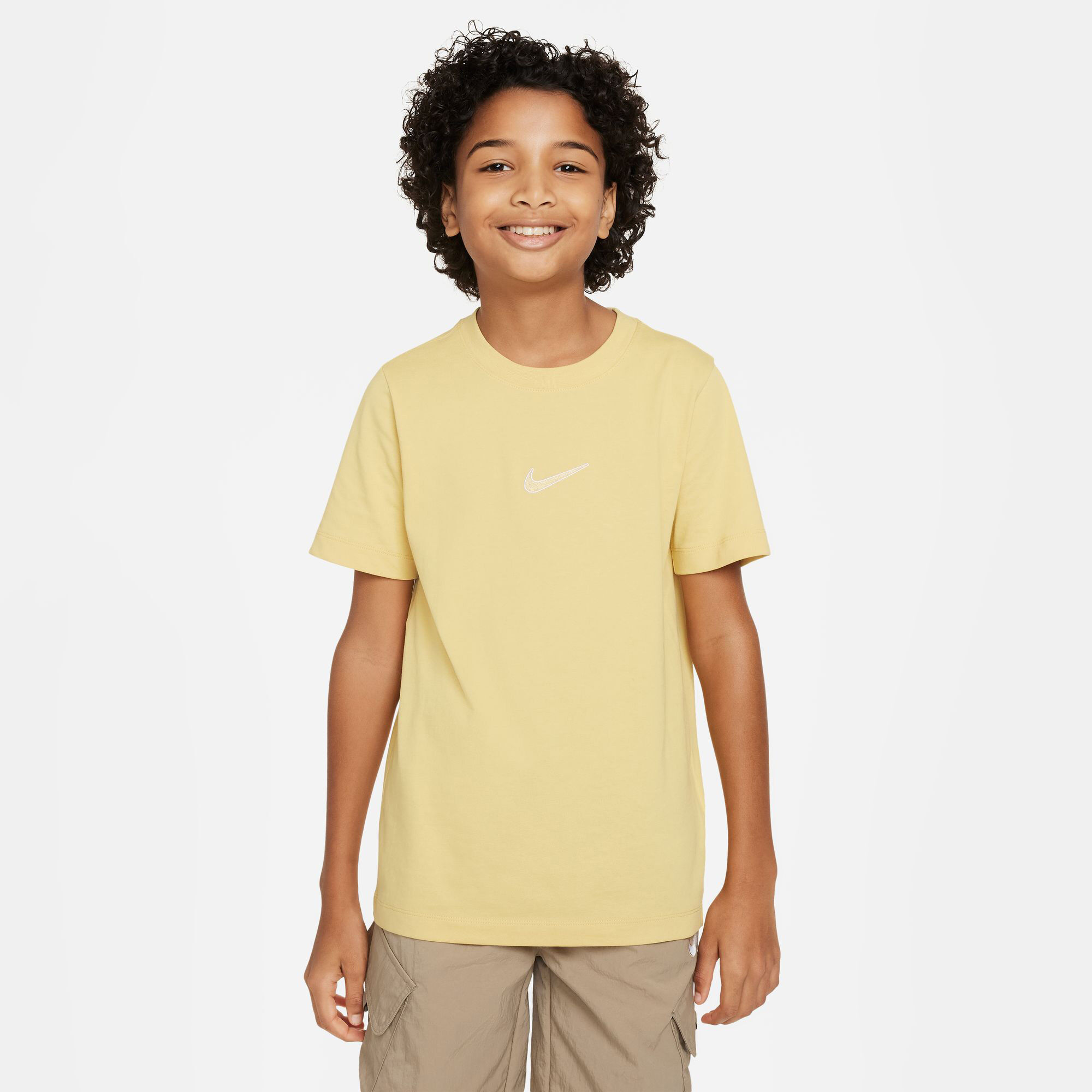 Yellow dri fit shirt top