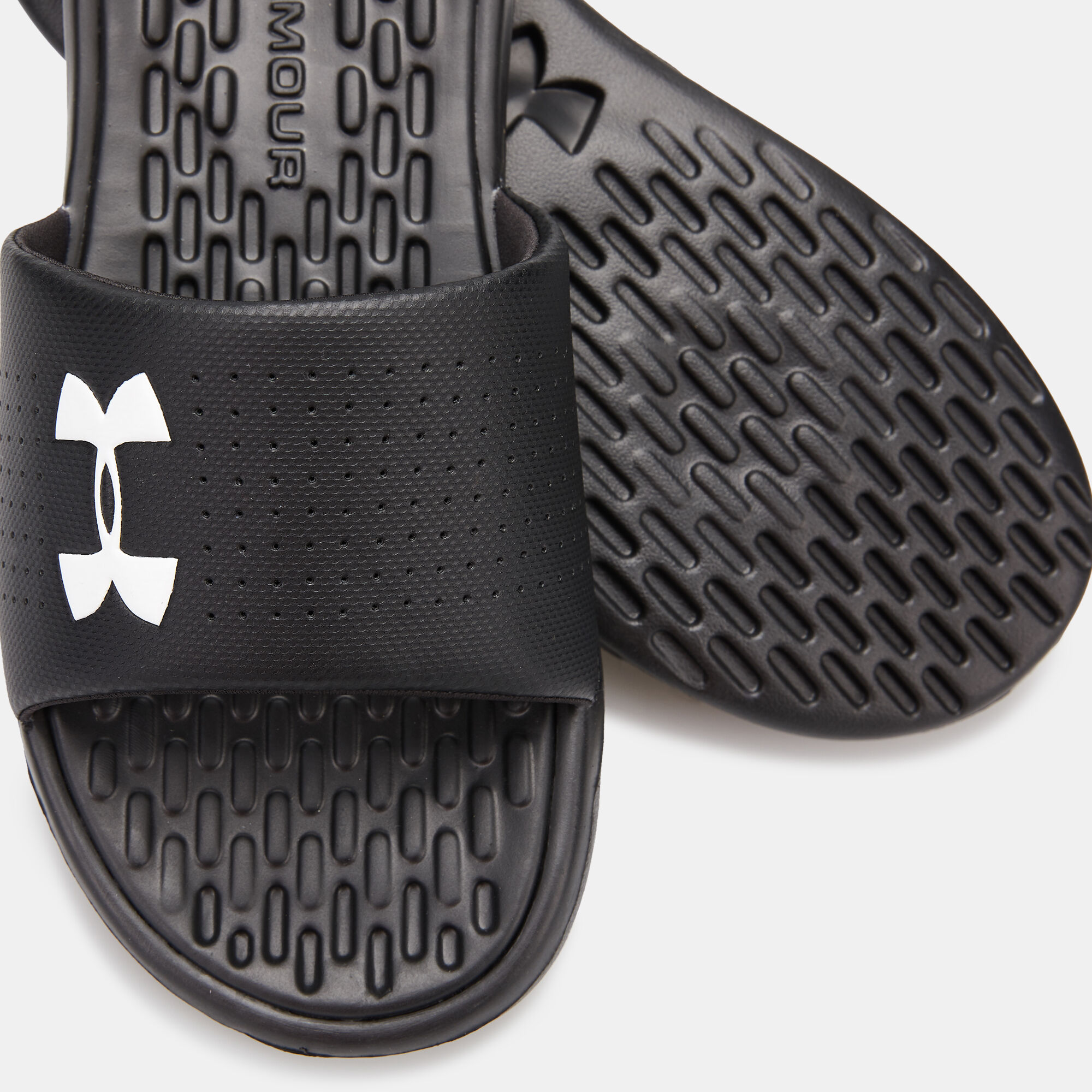 Men's ua playmaker cheap fixed strap slides