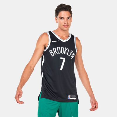 Nike Men's Dri-FIT Brooklyn Nets Icon Edition Swingman Jersey Black
