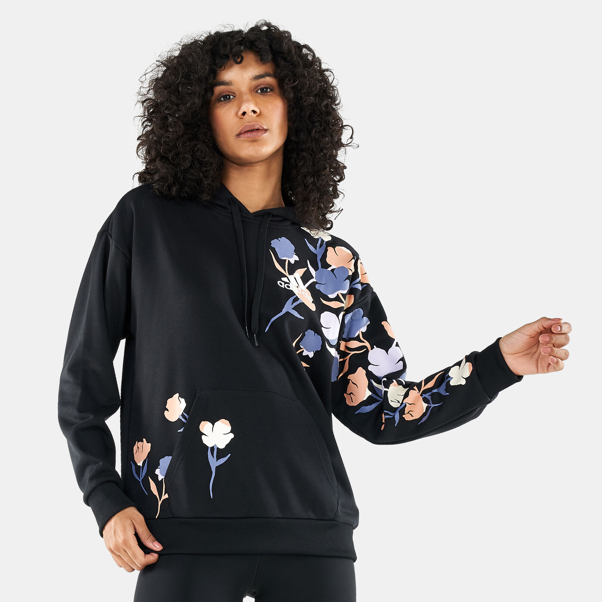 Floral hoodie on sale
