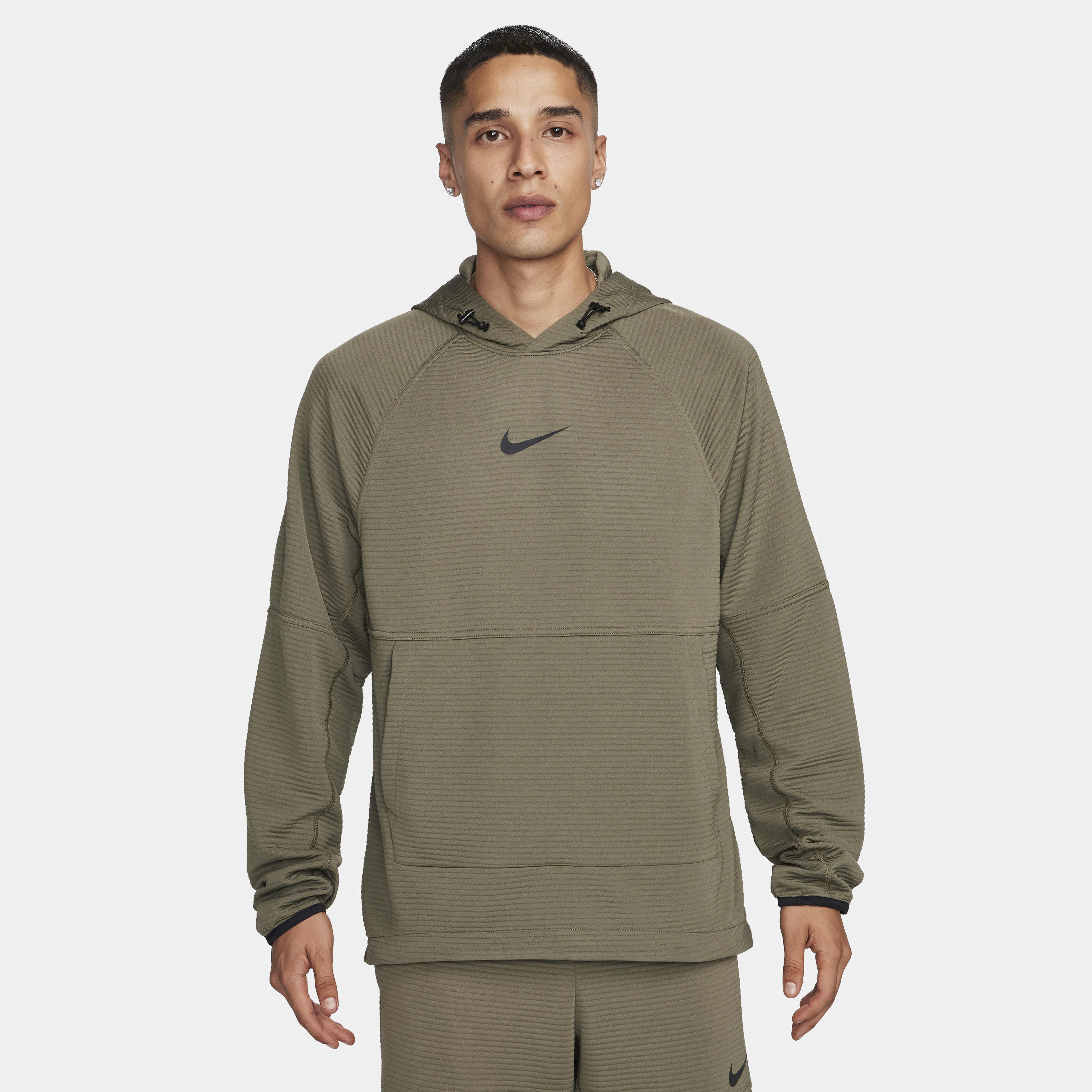 Men s Dri FIT Fleece Fitness Sweatshirt Green Nike in Kuwait SSS