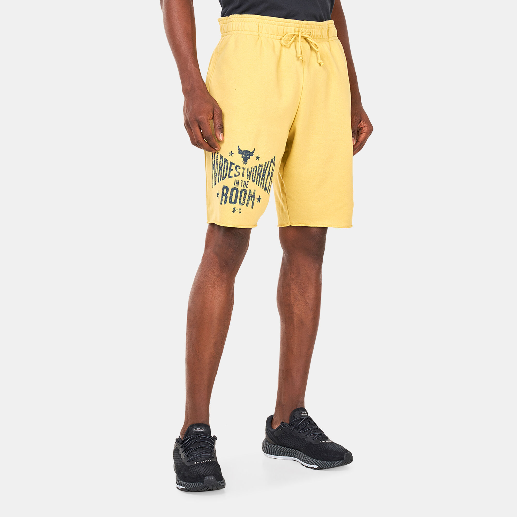 Under armour deals yellow shorts