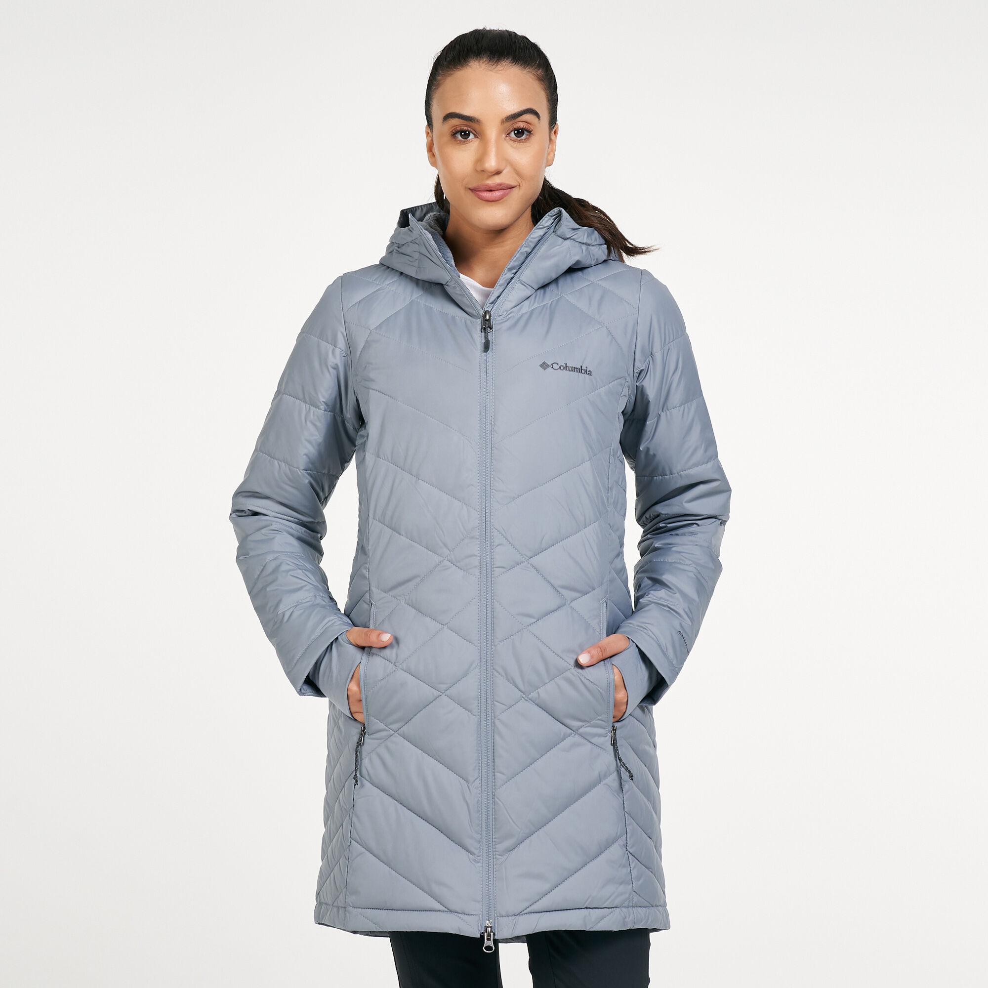 Heavenly long hooded jacket store