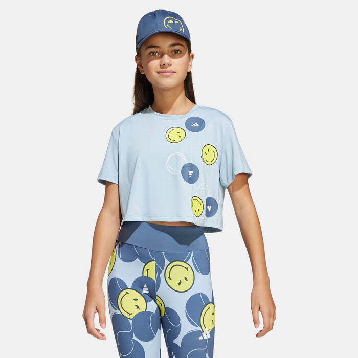 adidas Kids' Smileyworld Training T-Shirt Blue image number 0
