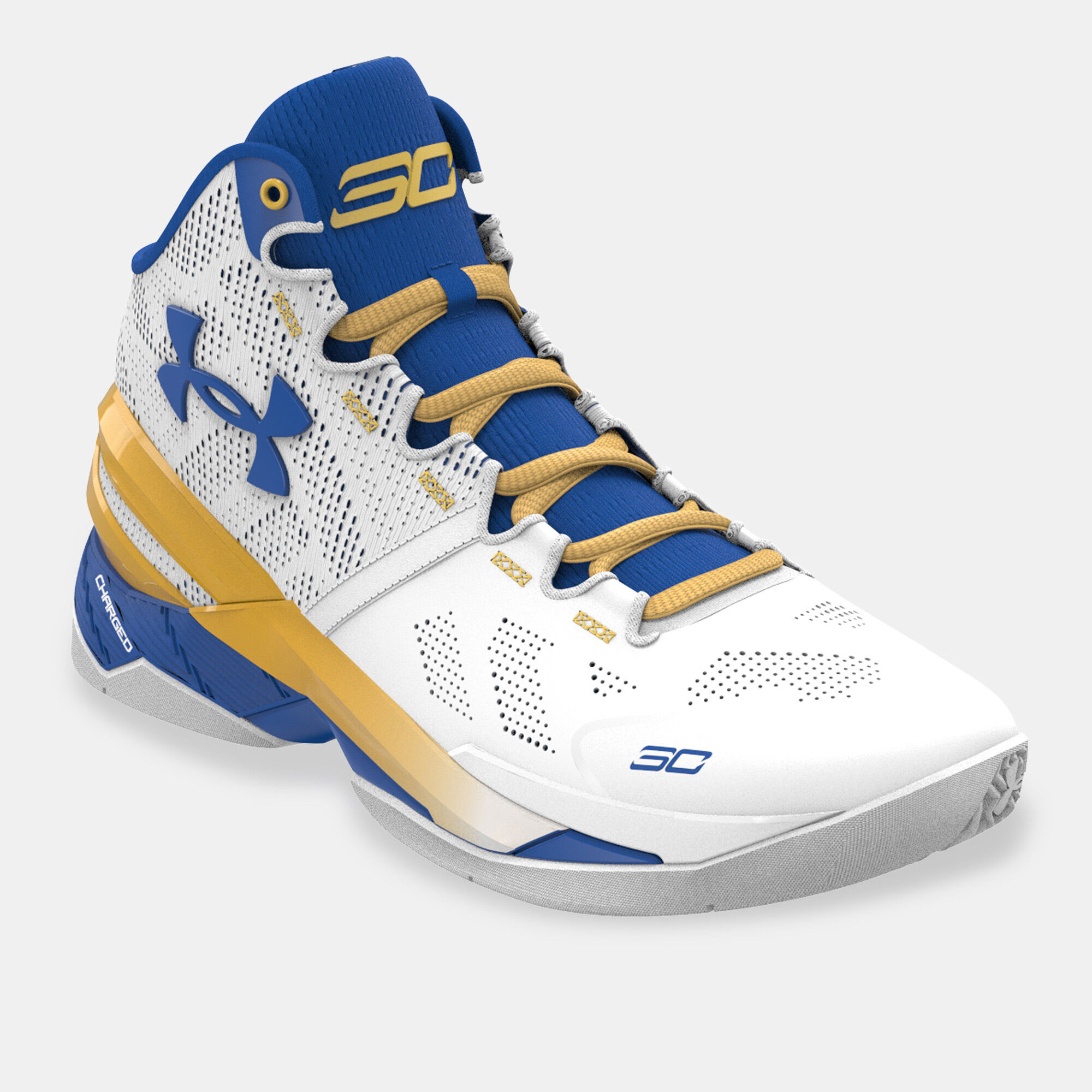 Curry 2 Basketball Shoes White Under Armour in Kuwait SSS