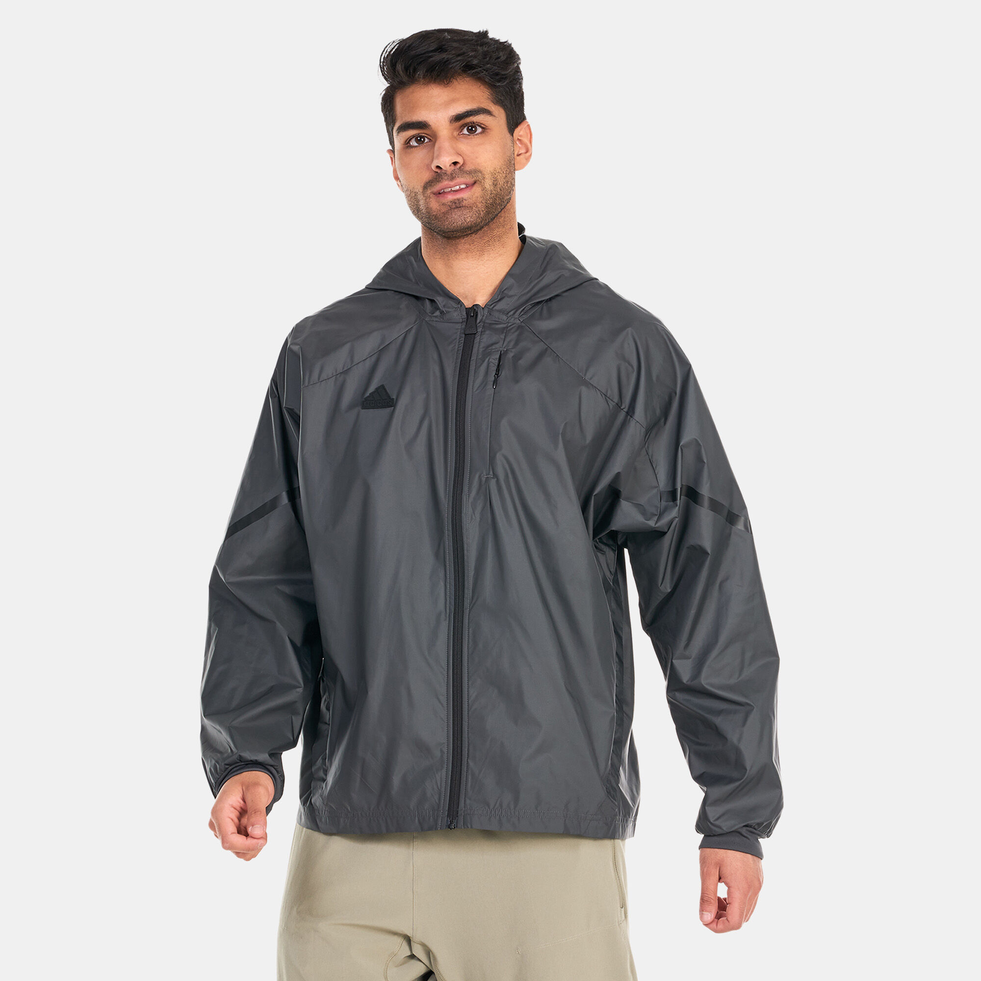 Men s Designed 4 Gameday Full Zip Track Jacket Grey adidas in Kuwait SSS