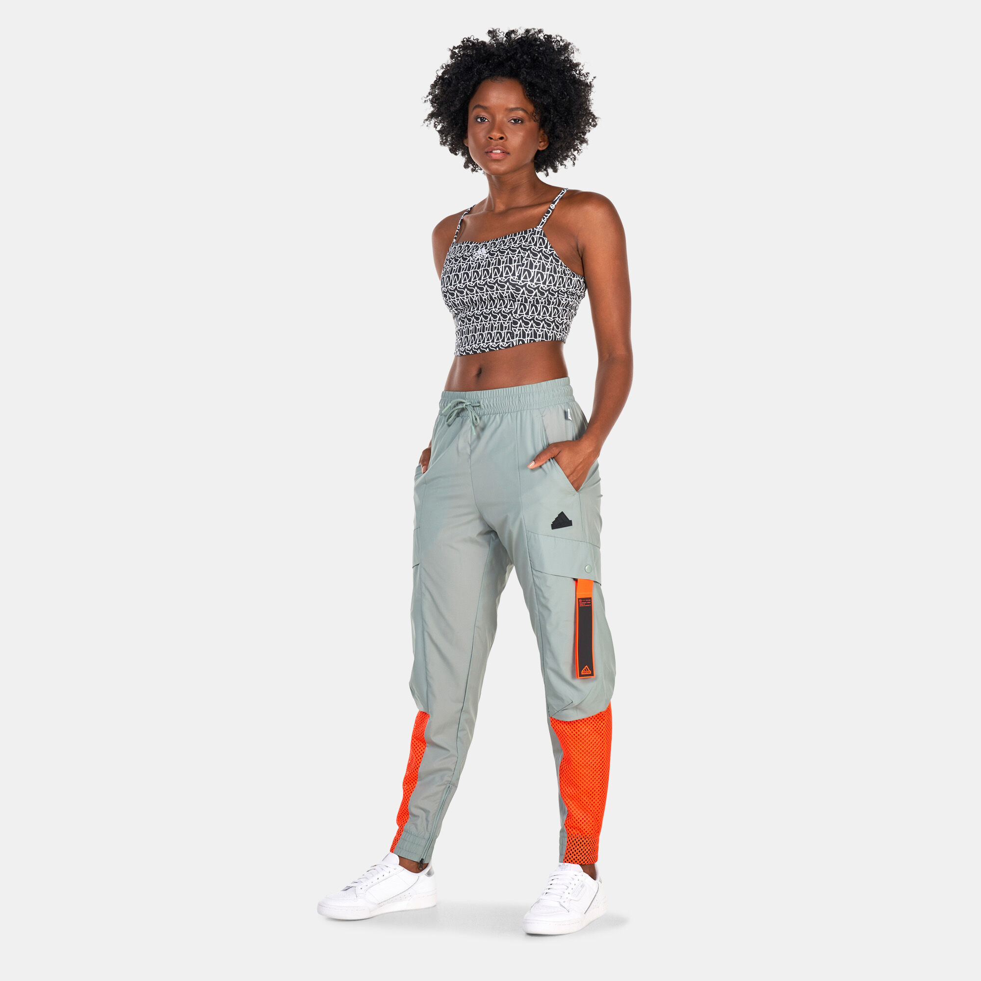 Adidas crop top and joggers deals