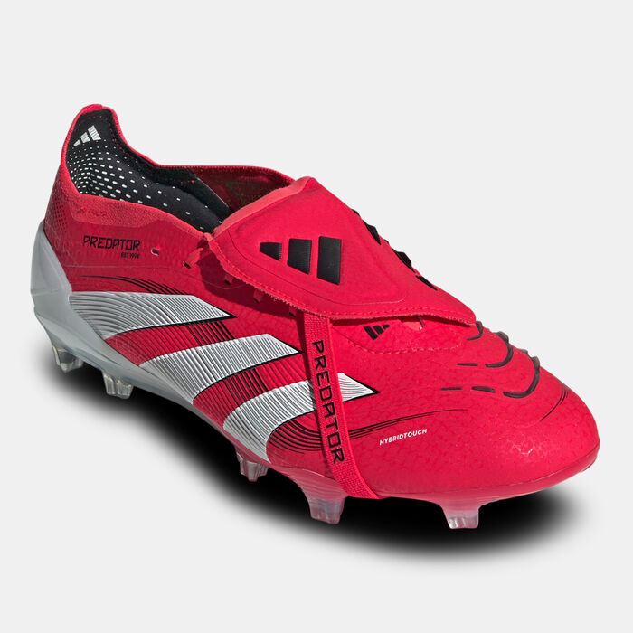 adidas Men's Predator Elite Fold-Over Tongue Firm Ground Football Shoes Black image number 1