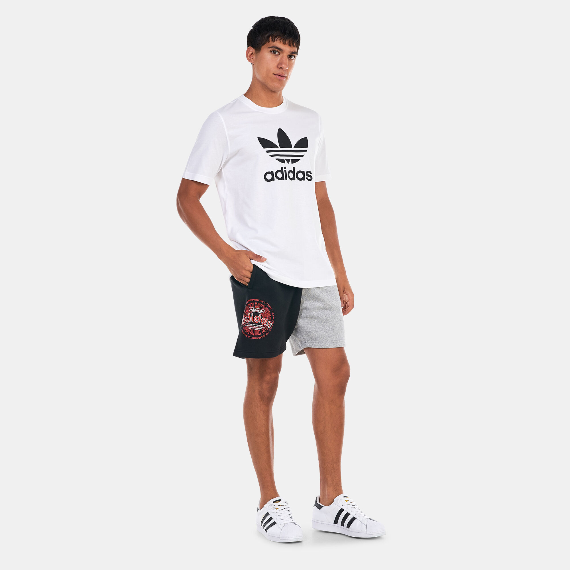 Men s Blocked Fleece Shorts