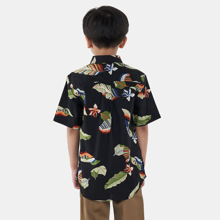 Vans Kids' Lucid Floral Print Shirt Black image number 1