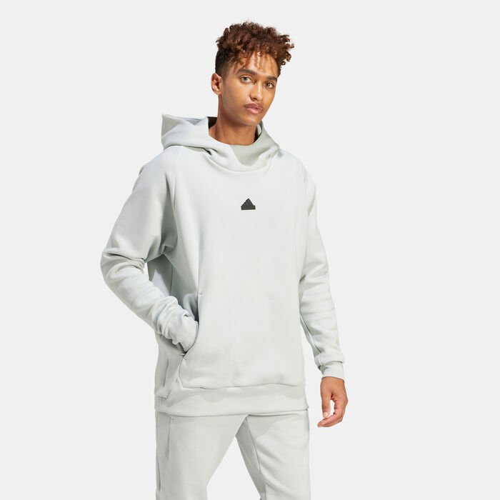 adidas Men's Z.N.E. Pullover Hoodie Grey image number 2