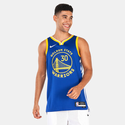 Nike Men’s Golden State Warriors Dri-FIT NBA Icon Edition Swingman Jersey - 2022/23 Blue