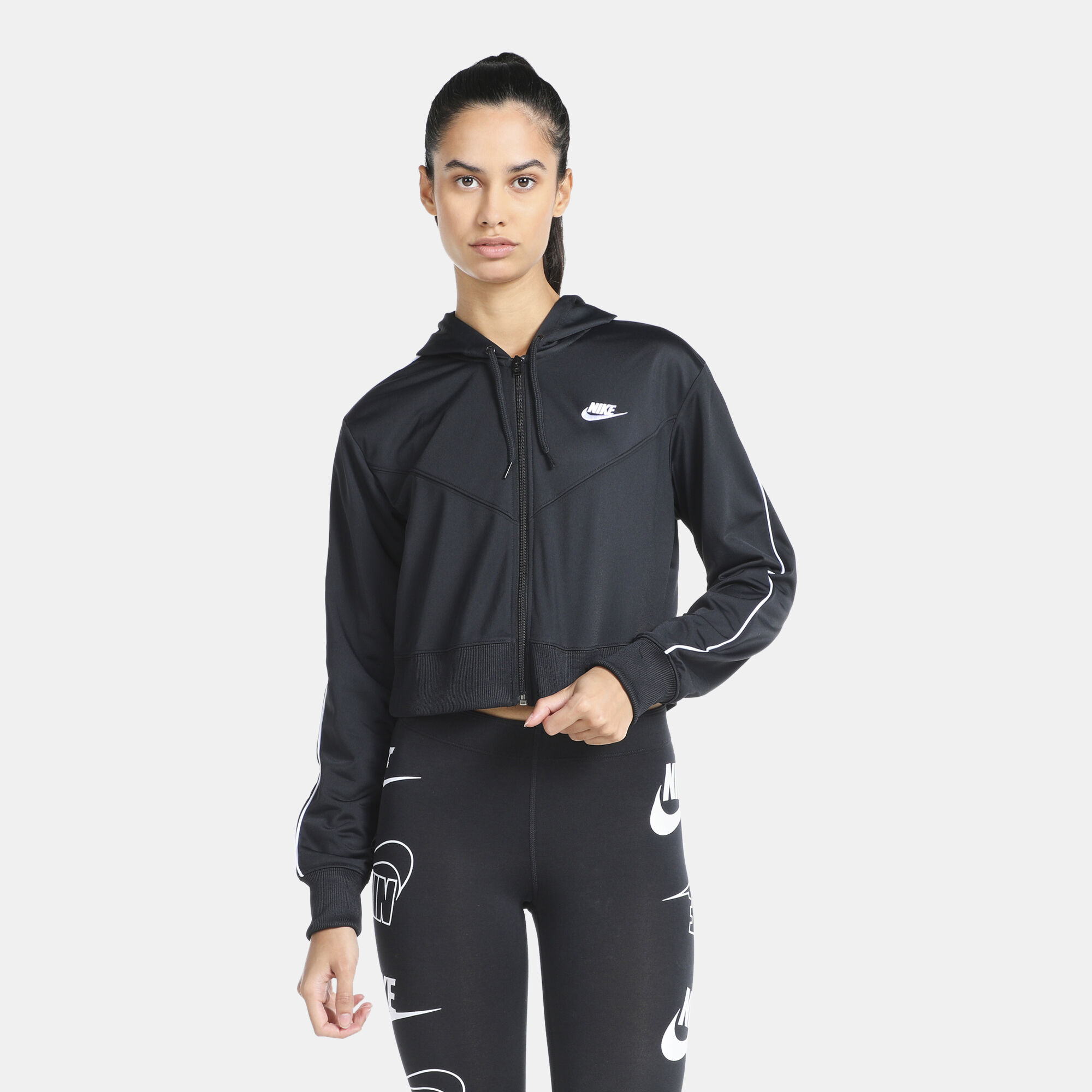 Nike Women s Sportswear Heritage Full Zip Hoodie Black in Kuwait SSS
