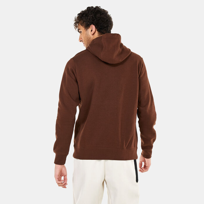Nike Men's Sportswear Club Fleece Hoodie Brown image number 1