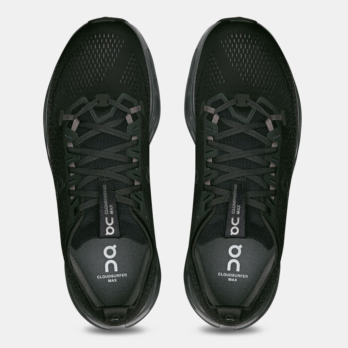 On Men's Cloudsurfer Max Running Shoes Black image number 3
