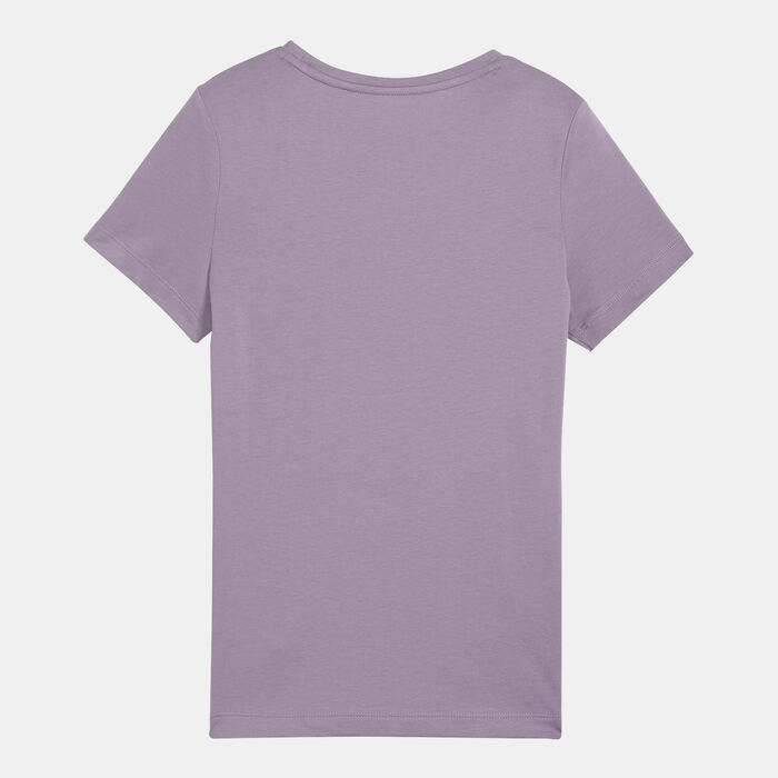 PUMA Kids' ESS Logo T-Shirt Purple image number 1