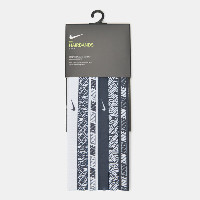 Nike Women's 6 Pack Printed Headband Grey image number 0