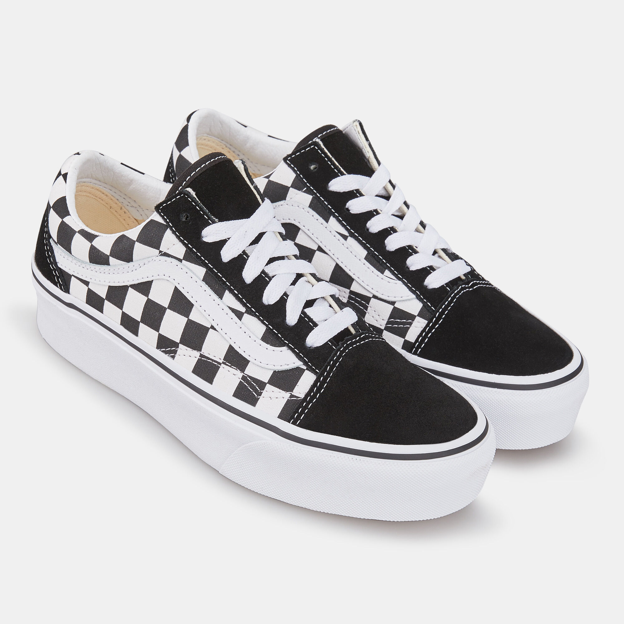Women s Checkerboard Old Skool Platform Shoe