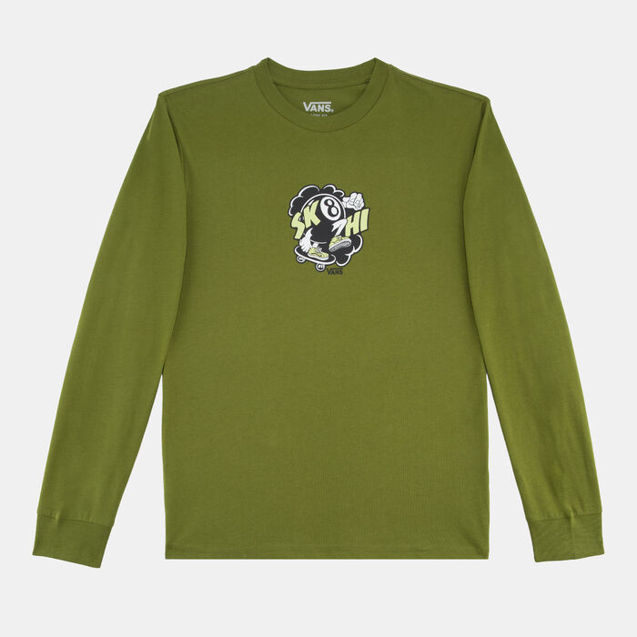 Vans Kids' Sk8-Hi Ball T‑Shirt Green image number 0