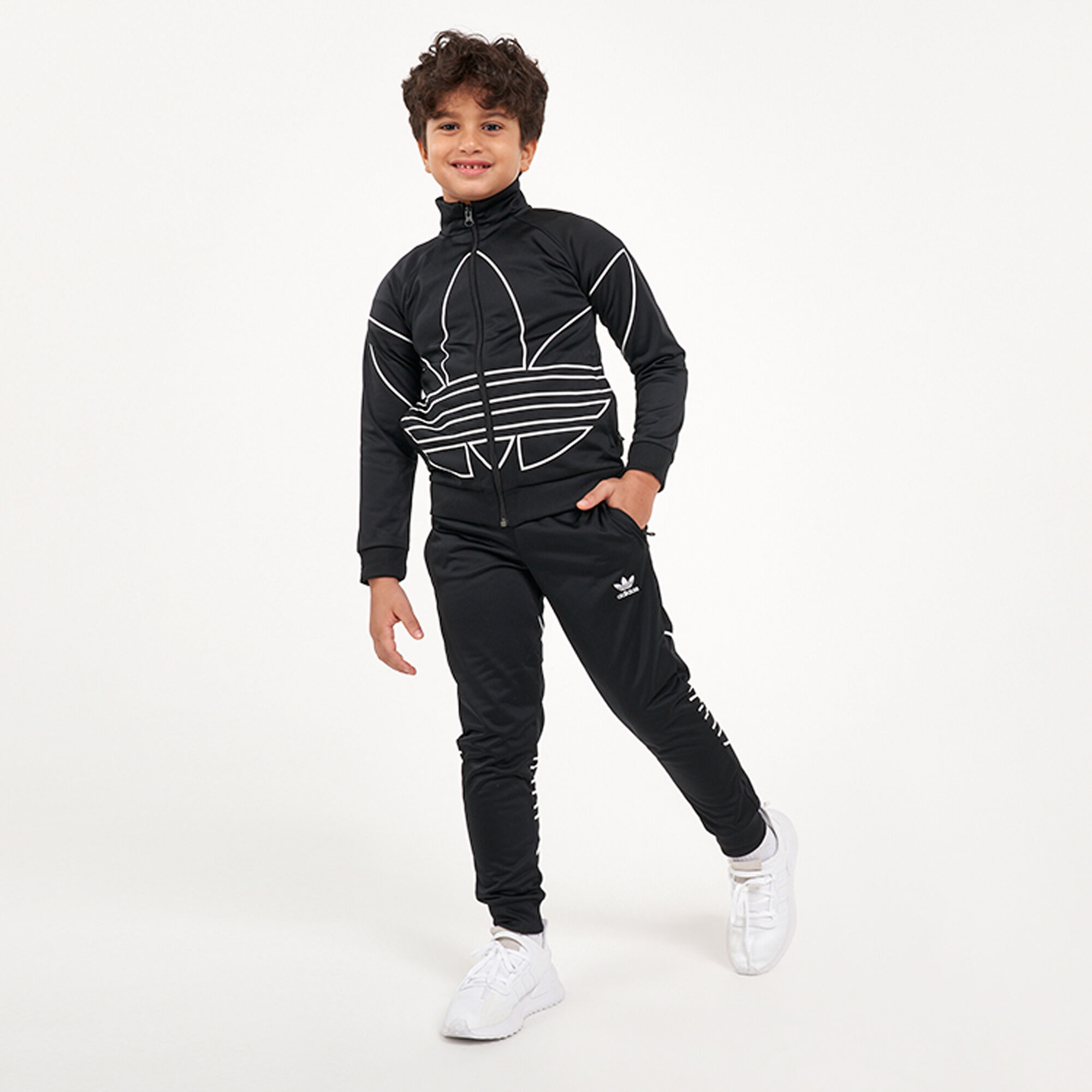 Adidas tracksuit trefoil discount