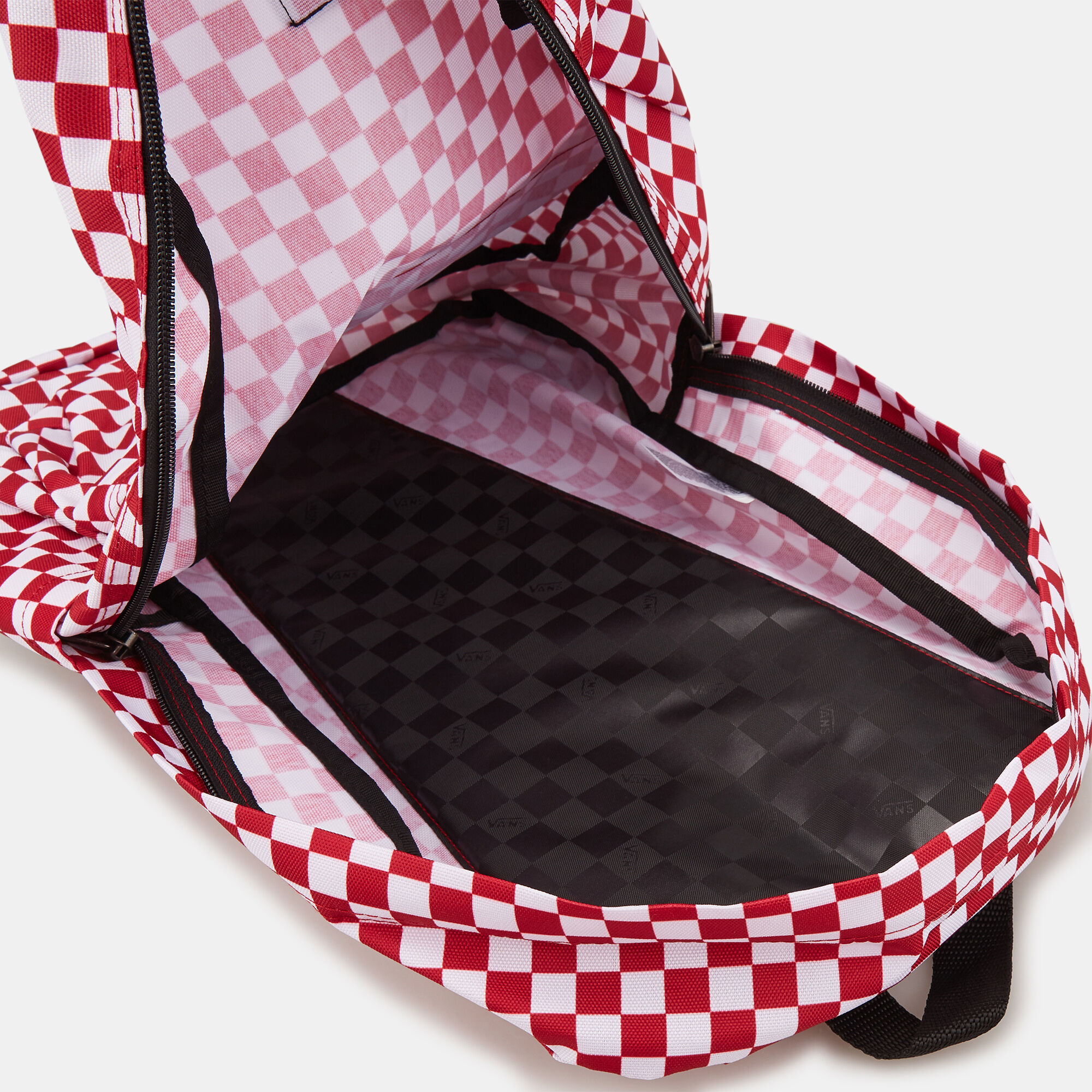 Men s Old Skool Check Backpack Red Vans in Kuwait SSS